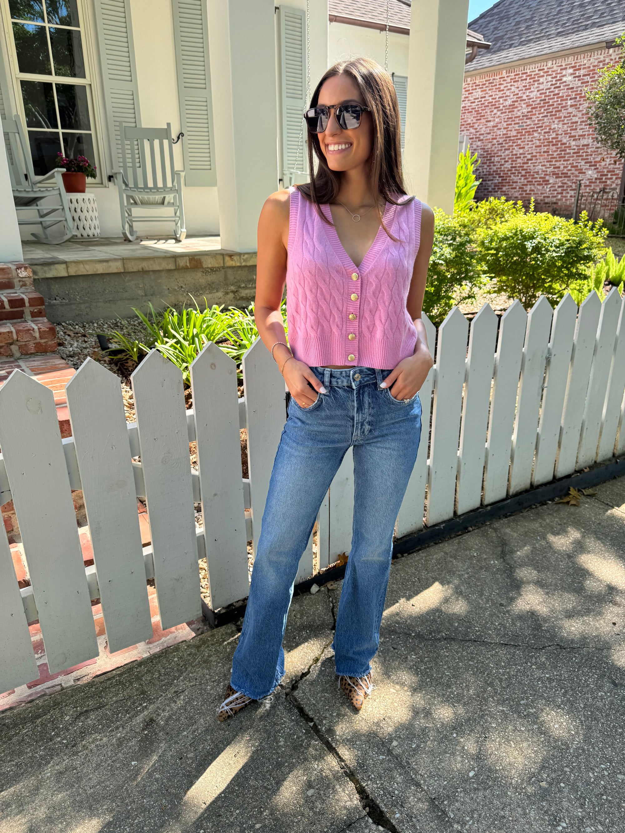 Cashmere Pink Vest
