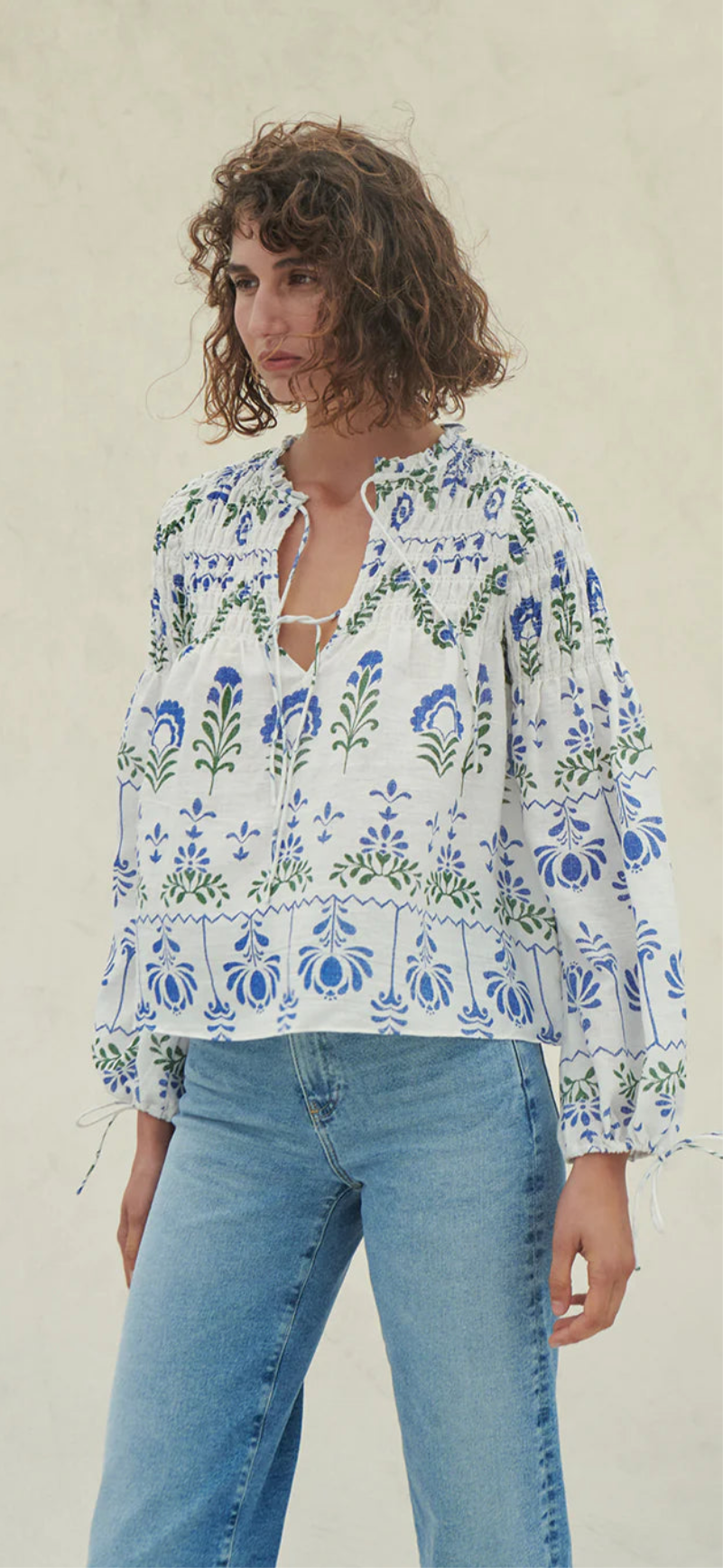 Saylor Embroidered Peasant top