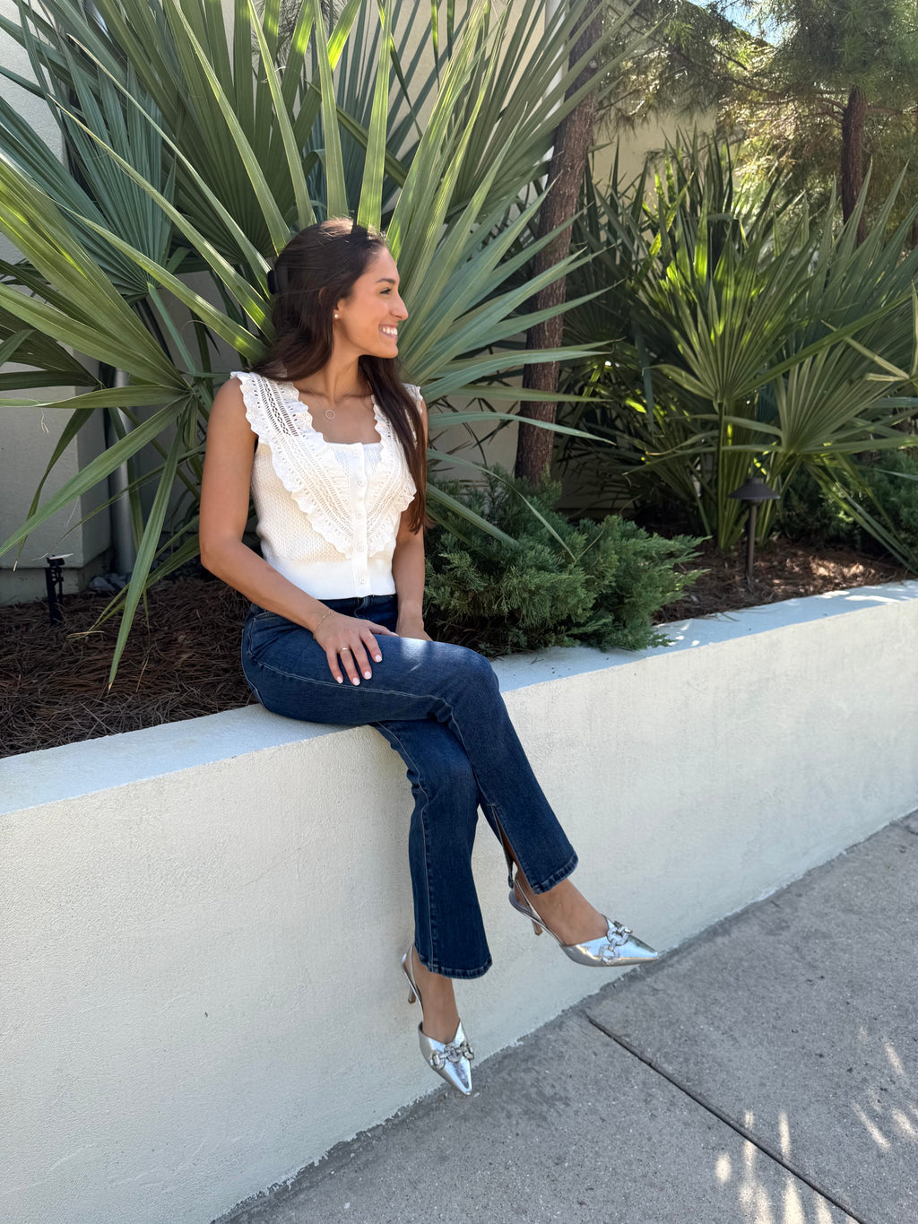 Le Jean Stella Crop Flare