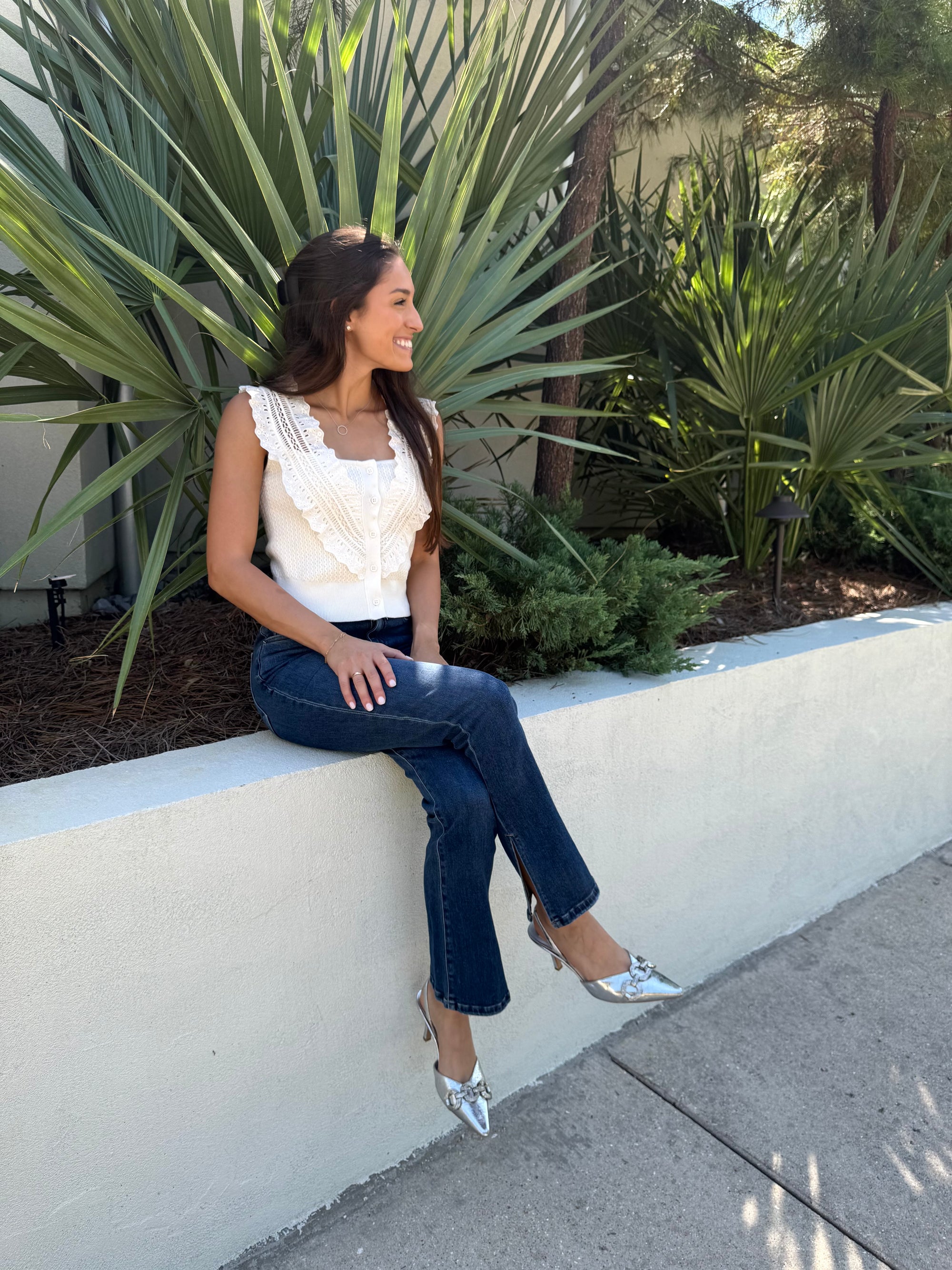 Le Jean Stella Crop Flare