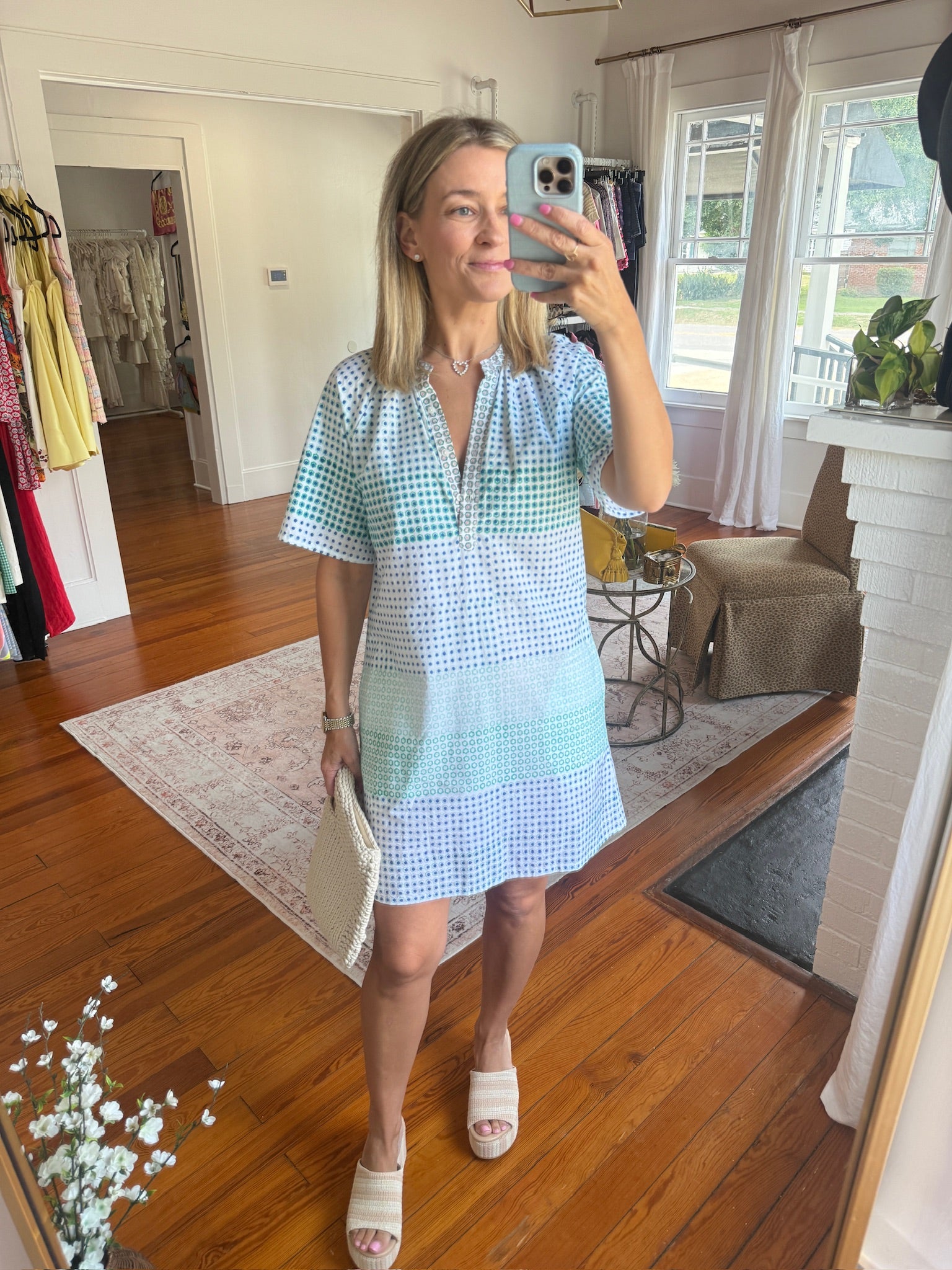 Oliphant Geometric Mini Dress
