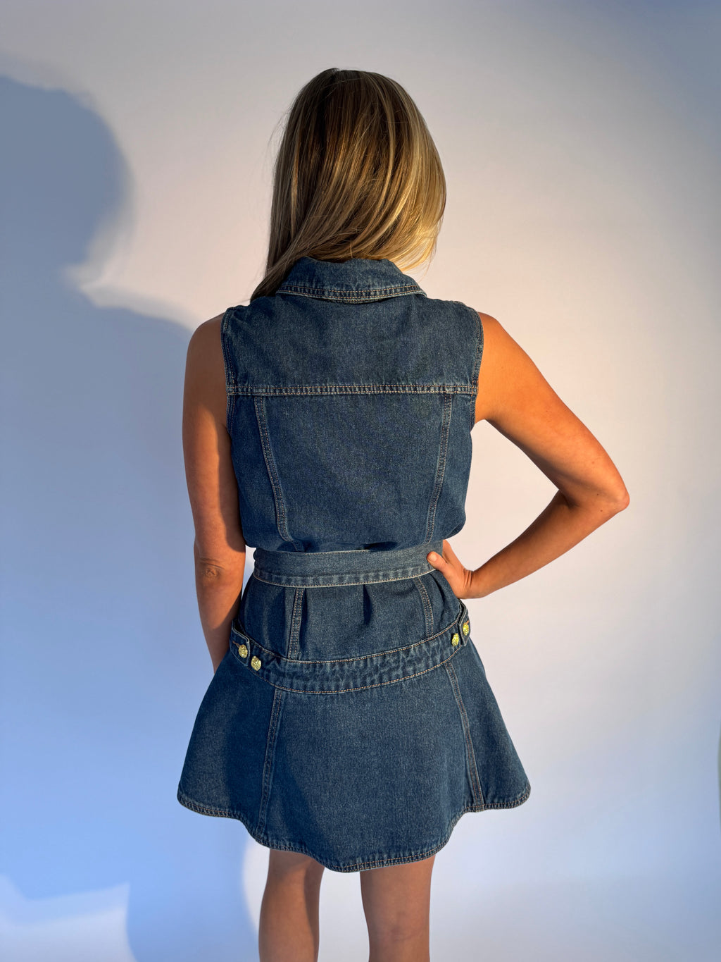 IWN DENIM MINI DRESS