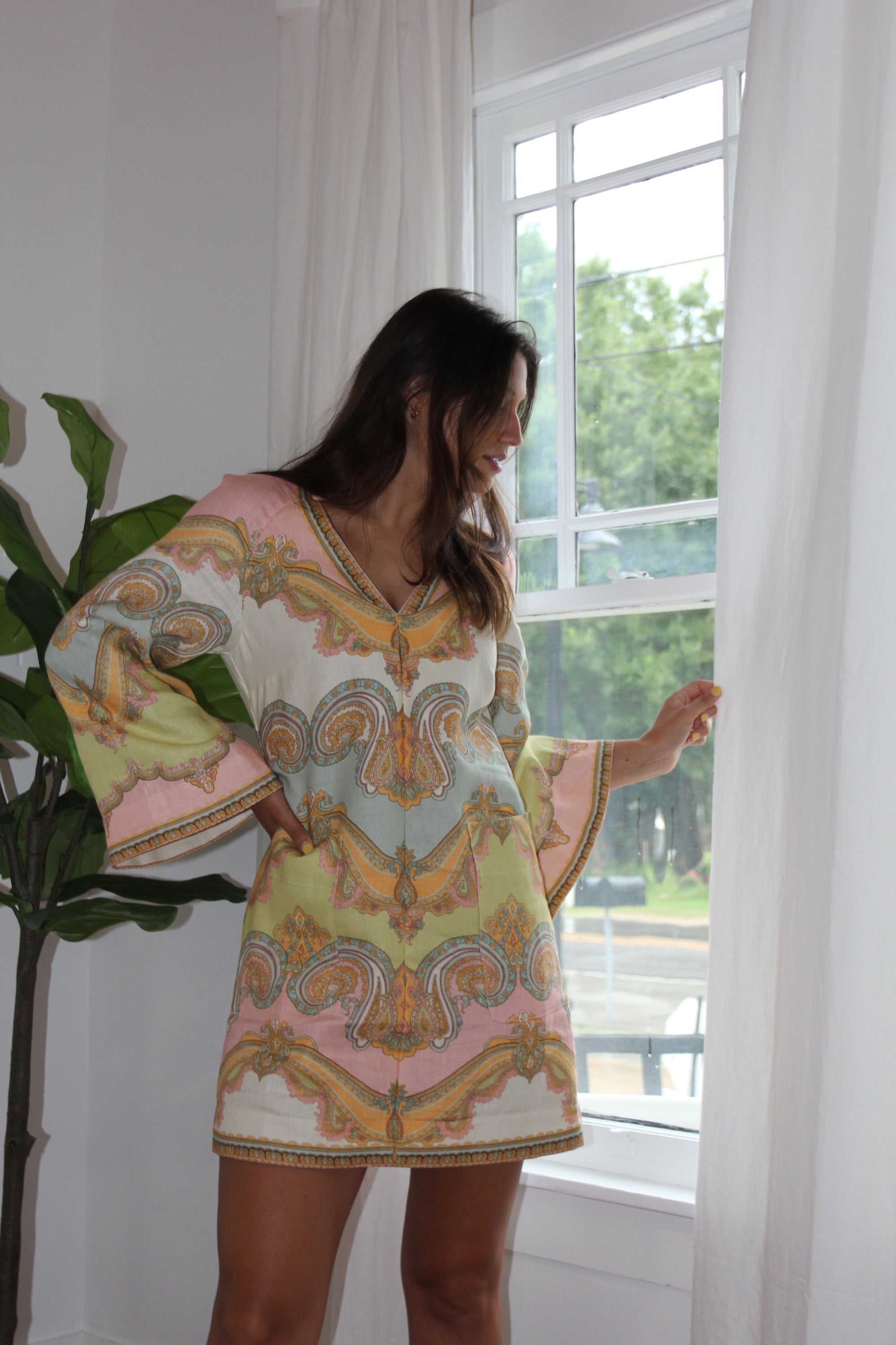 Zimmermann Linen Mini Dress