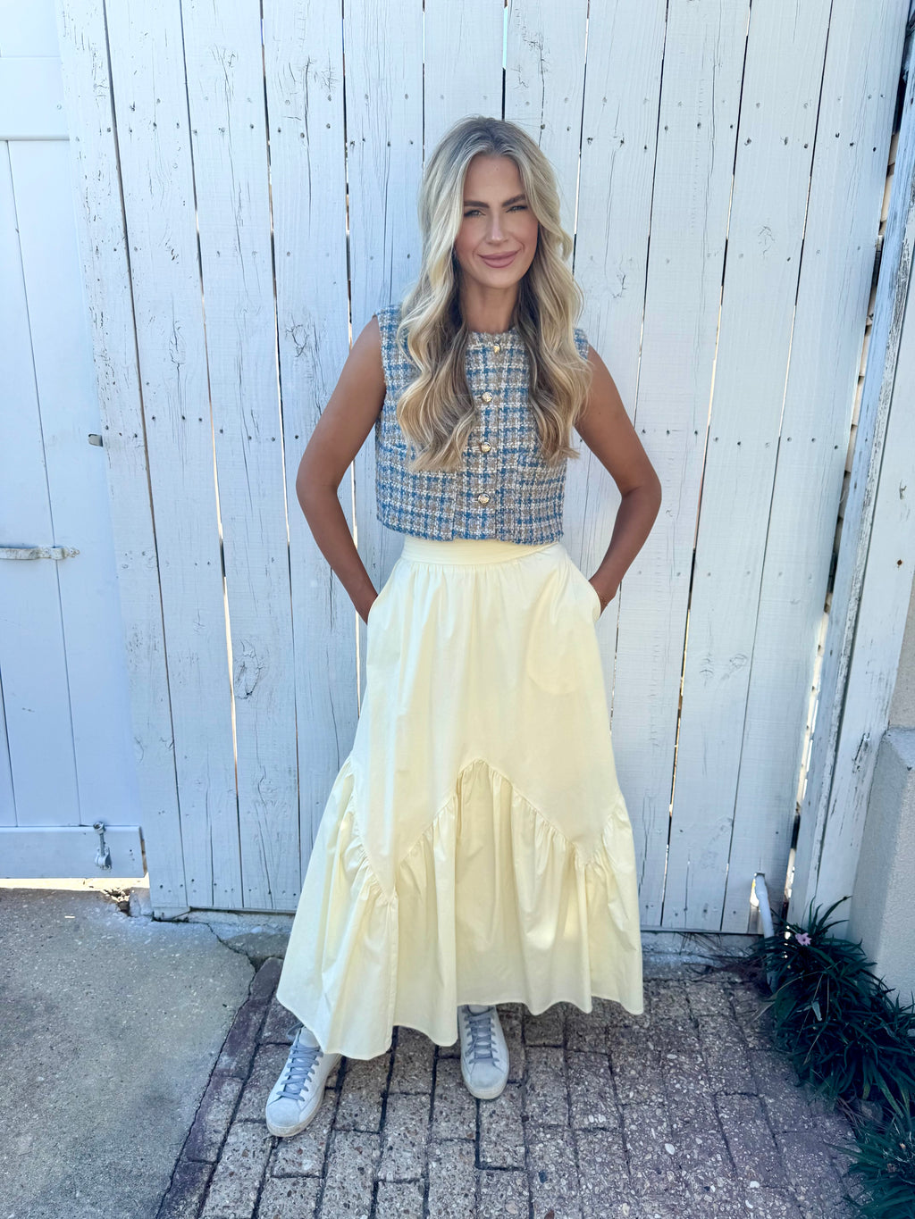 Yellow Maxi Skirt