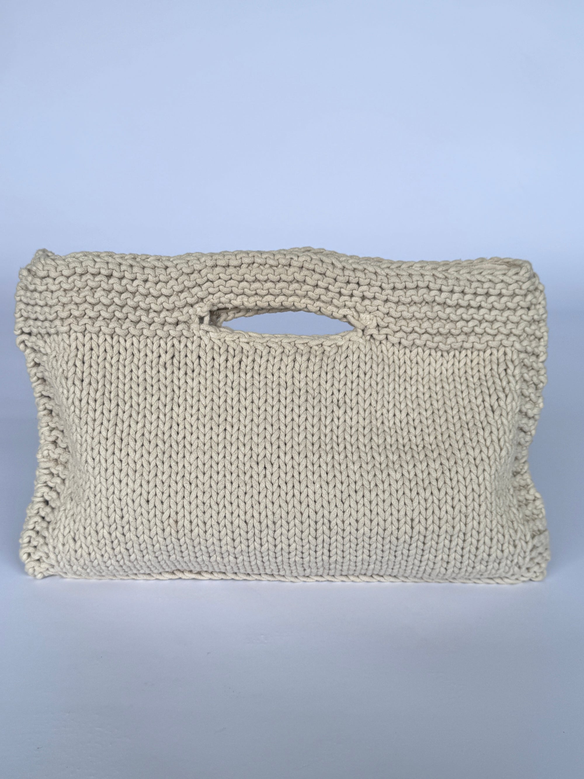 Knitted mersea clutch 