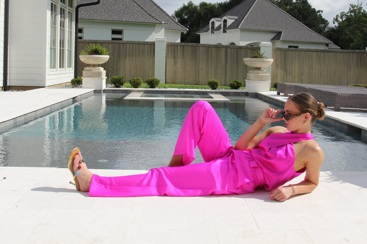 Generation Love Pink Silk Pants