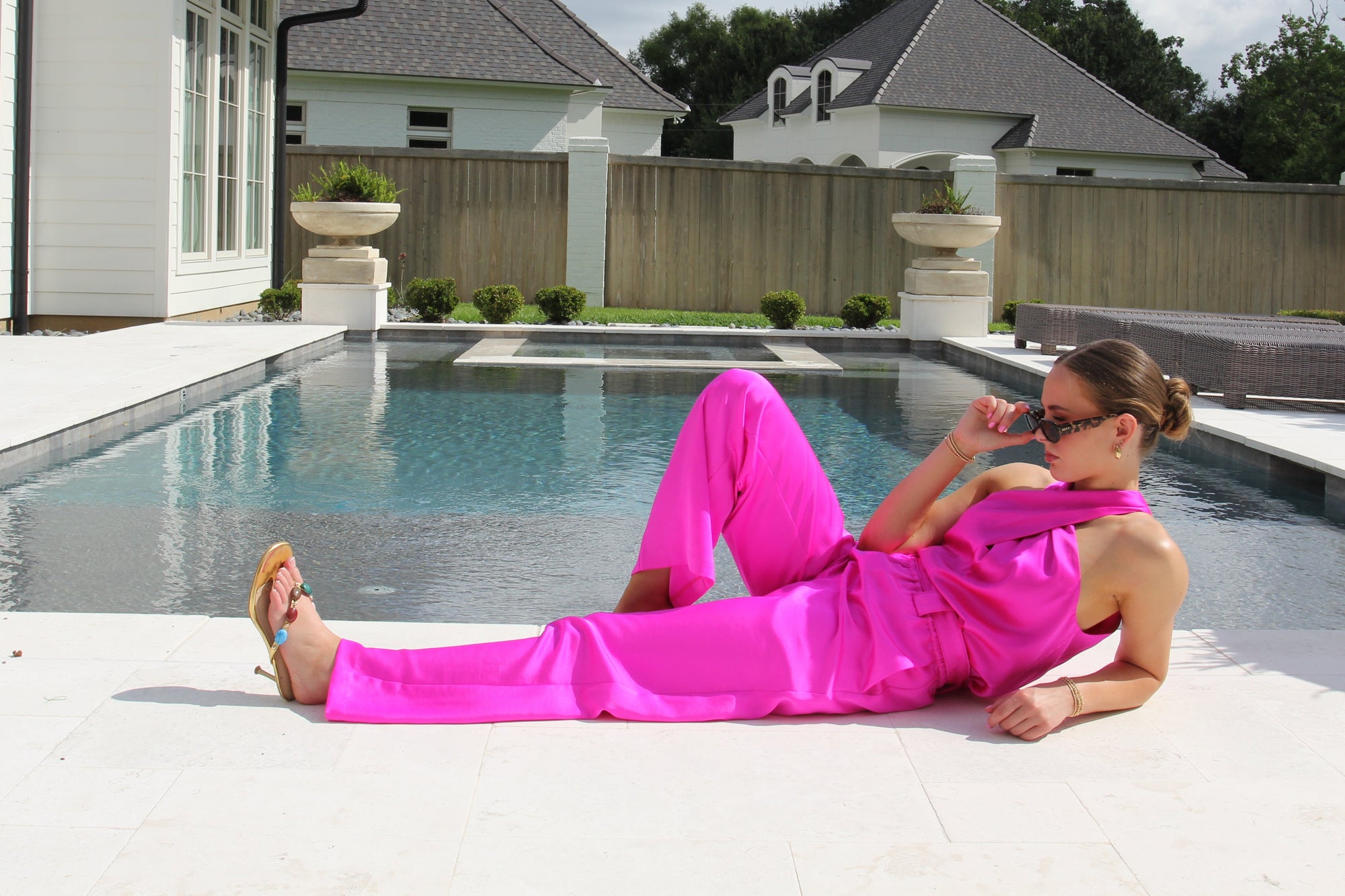 Generation Love Pink Silk Pants