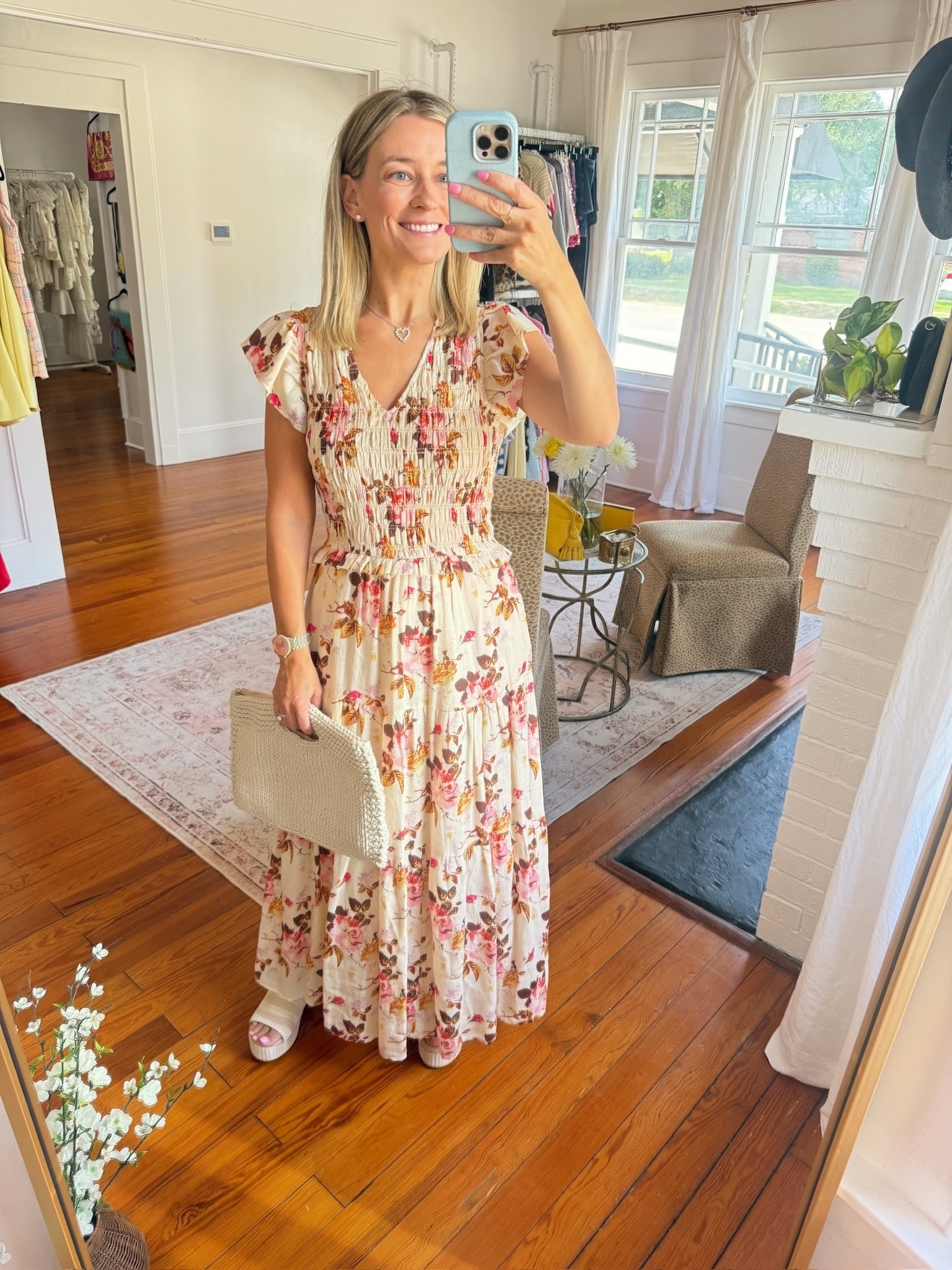 Sea New York Floral Print Maxi Dress