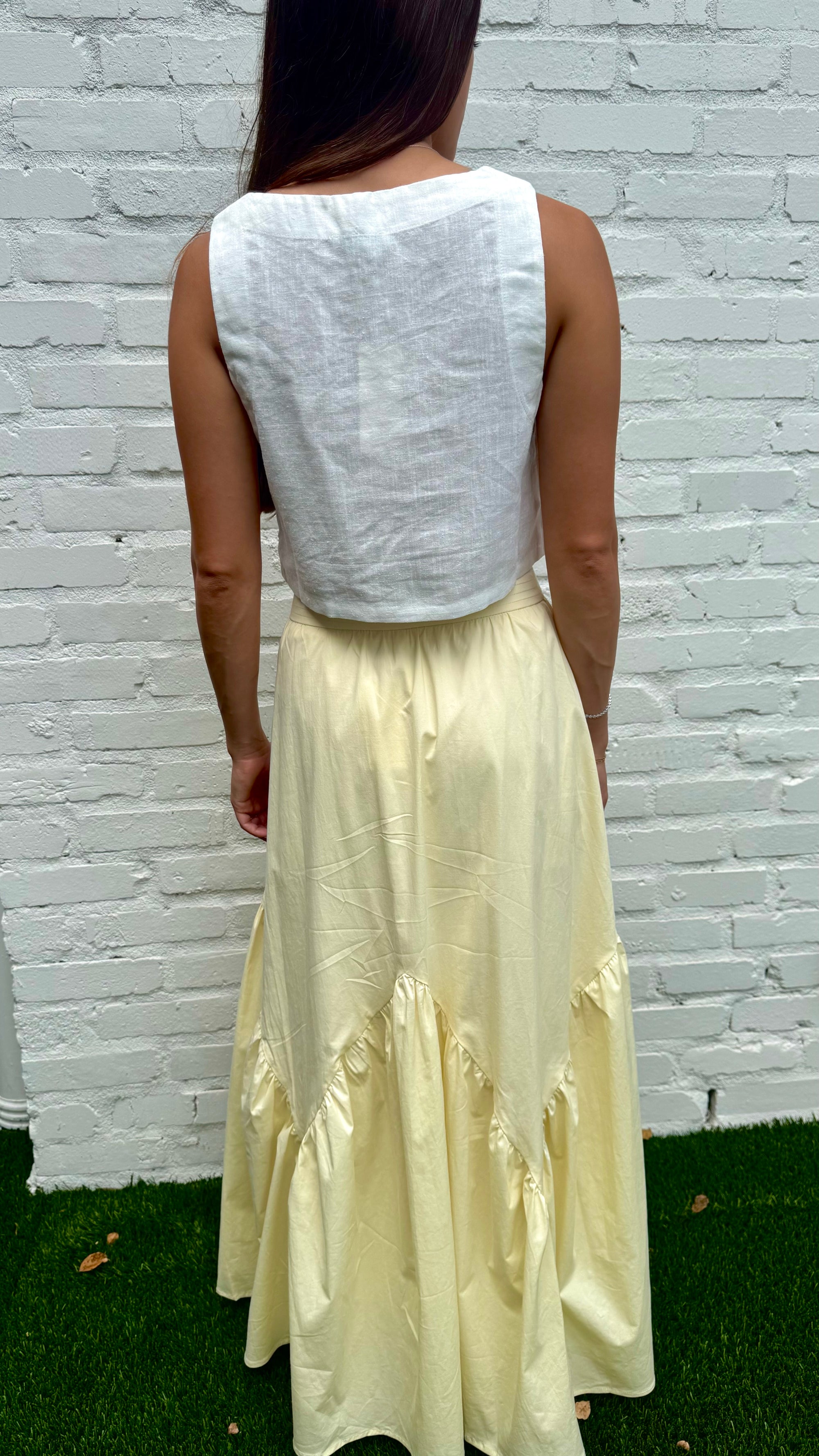 Yellow Maxi Skirt