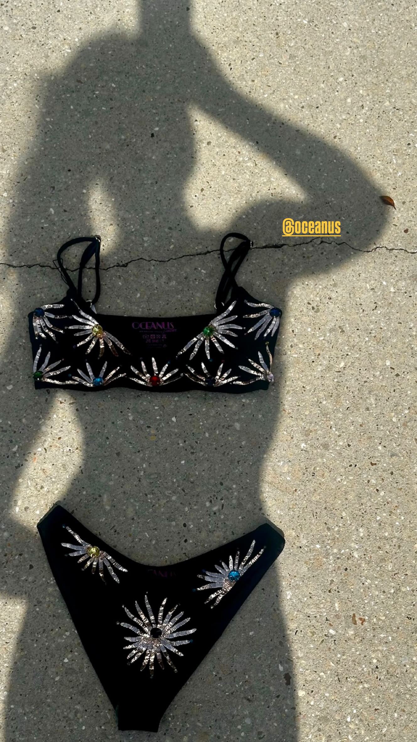 Oceanus Black Ruby Bikini Bottom