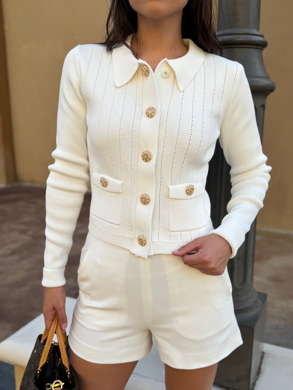 Cara Cara Patty Collared Cardigan Sweater