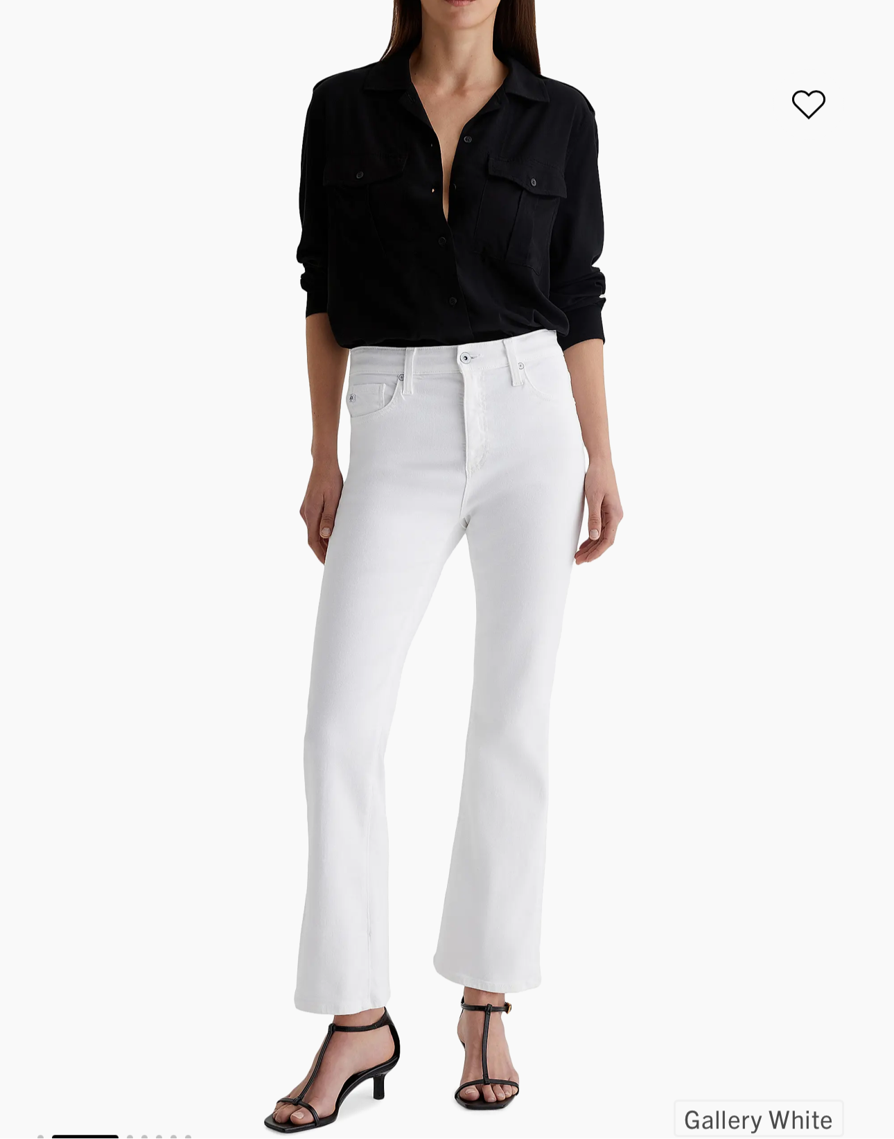NWT Farrah Boot Crop in Gallery White