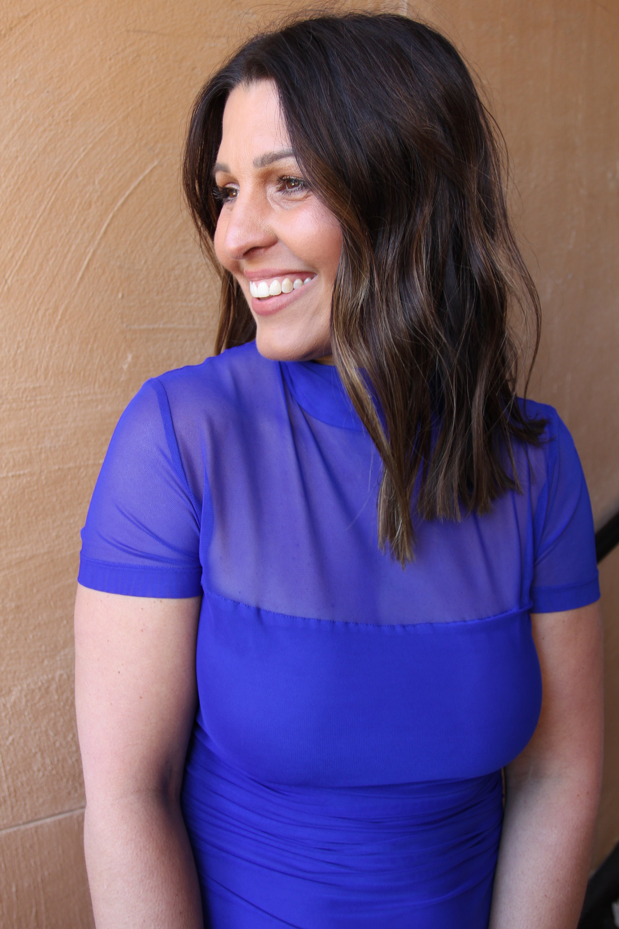 Amanda Uprichard Royal Blue Dominique Dress