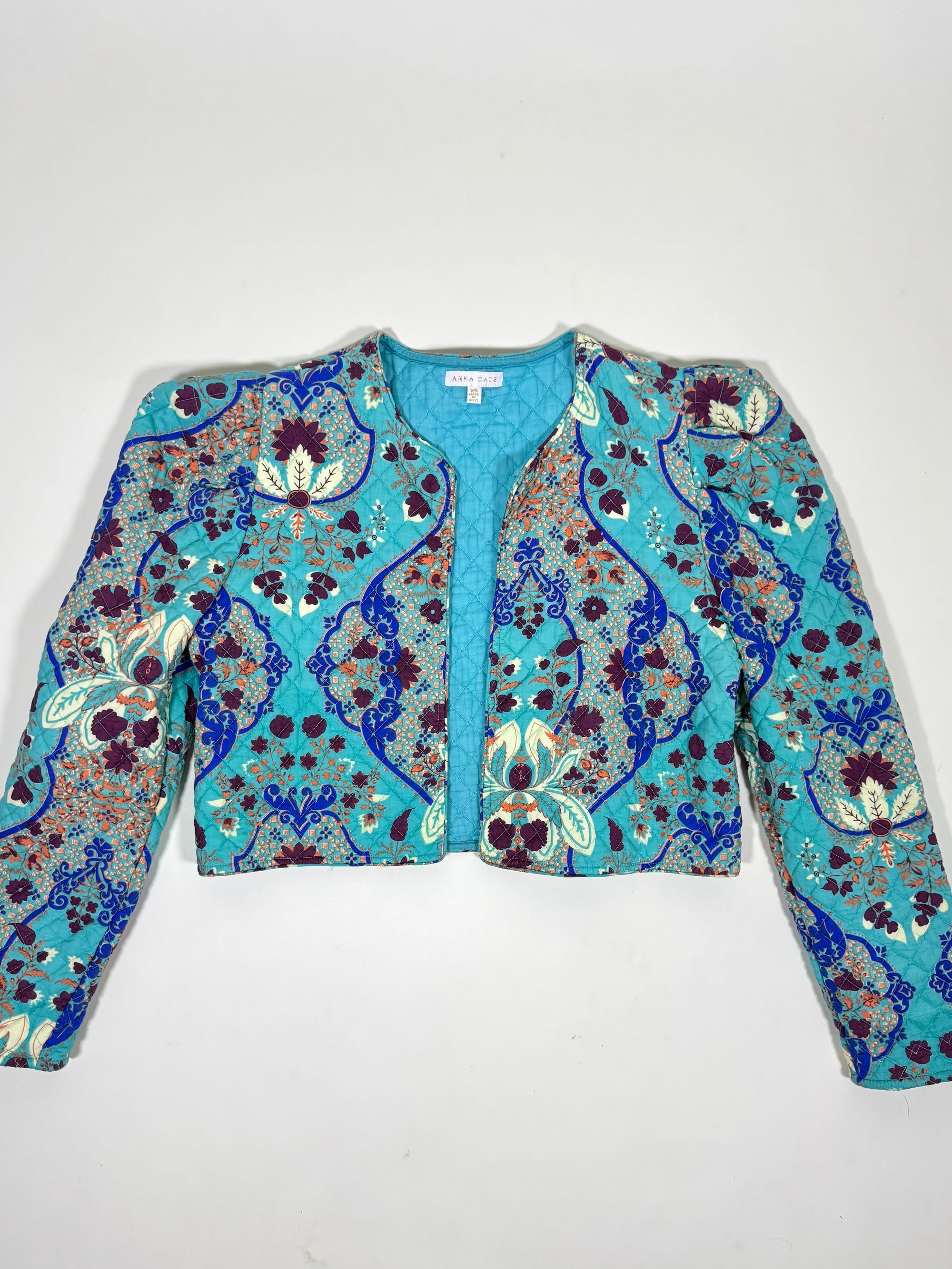Quilted cropped jacket
