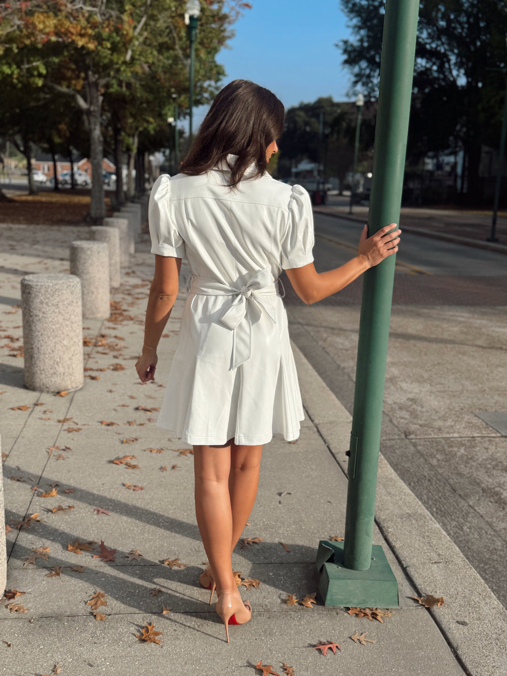 NWT Dolce Cabo Vegan Leather Dress