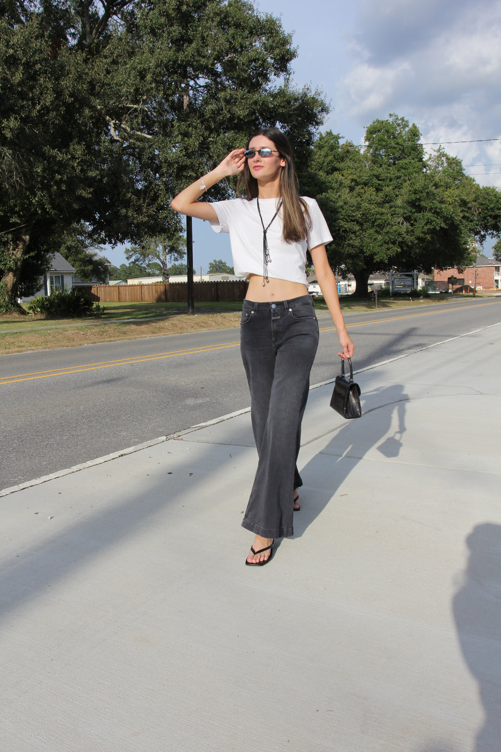 CLOSED DENIM Black Wide Leg