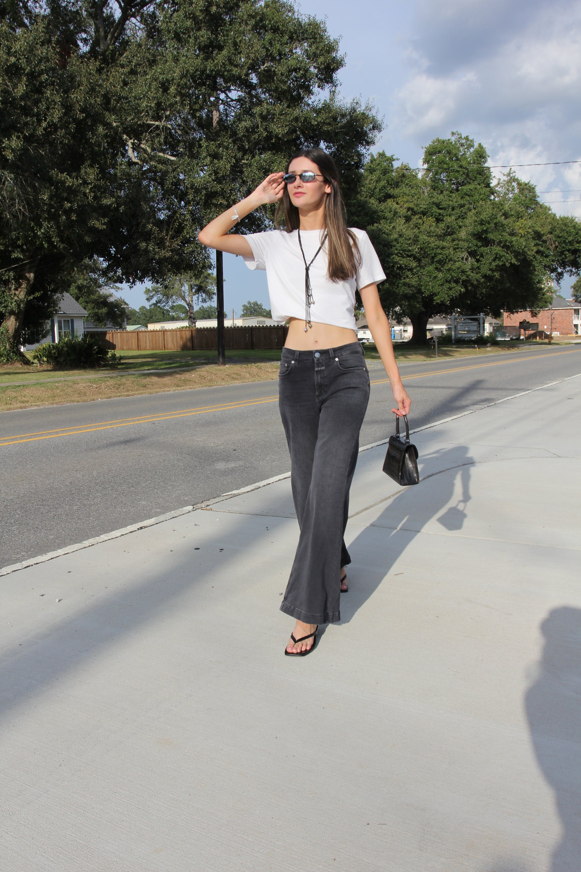 CLOSED DENIM Black Wide Leg