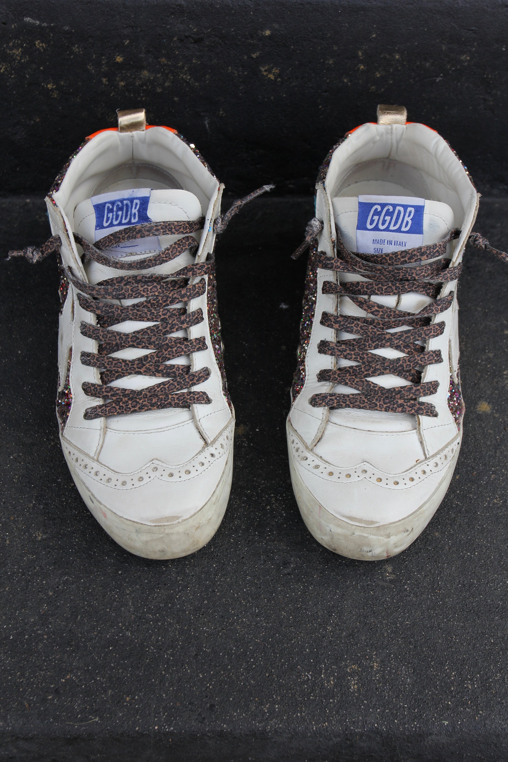 Golden Goose Mid Star Sequin Sneaker