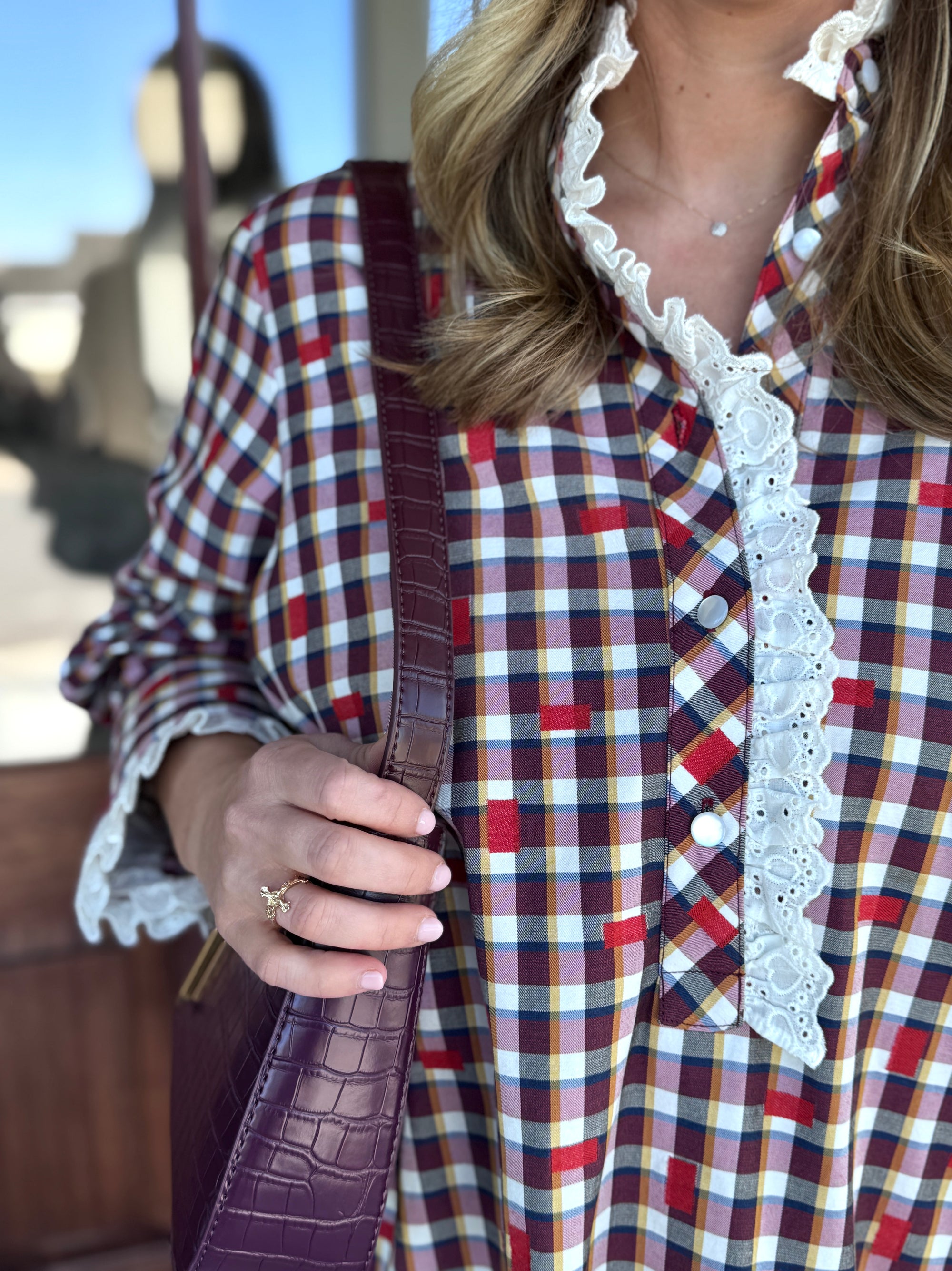 Hunter Bell Plaid Carter Dress