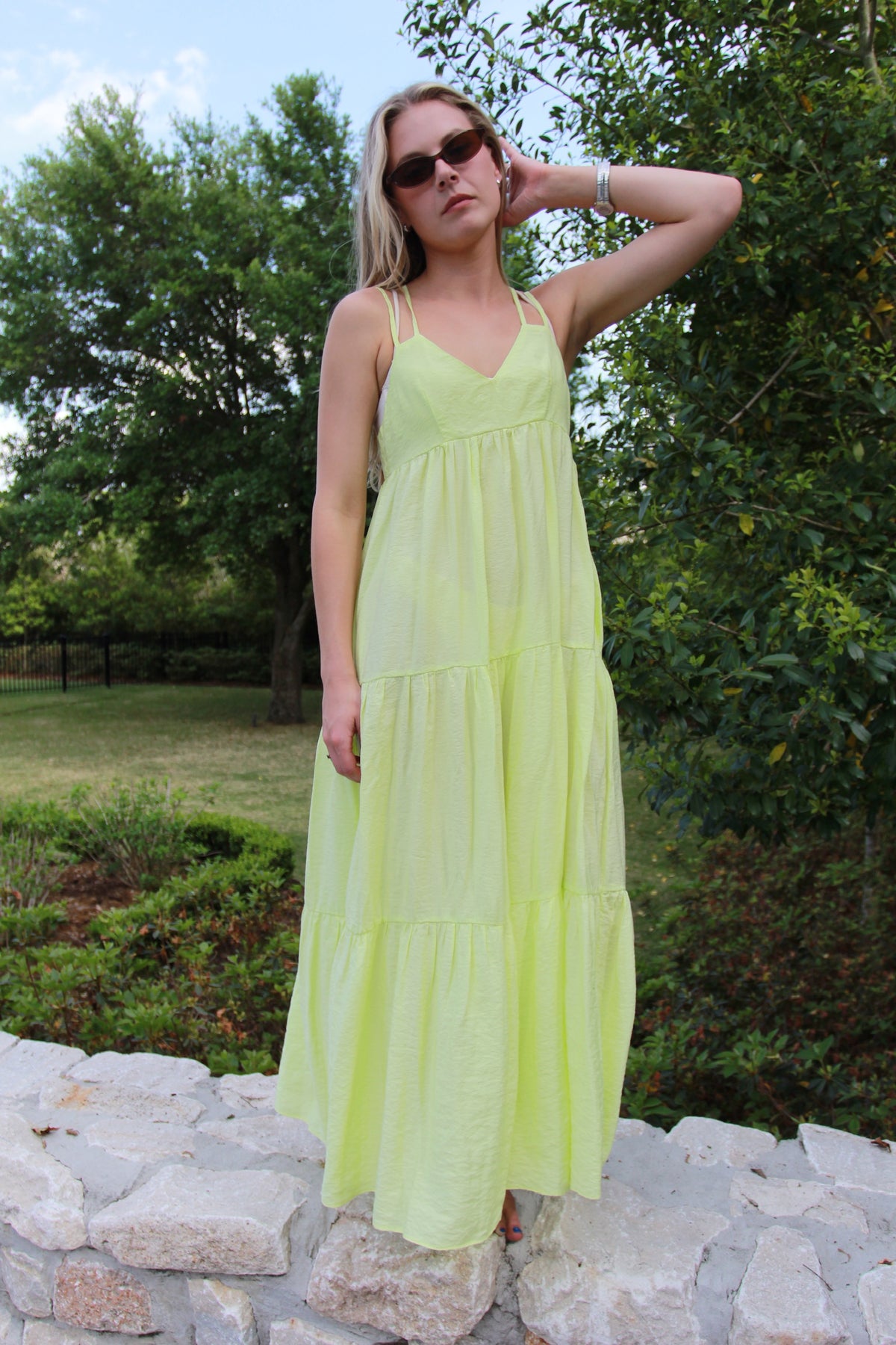 YFB Neon Maxi Cover Up
