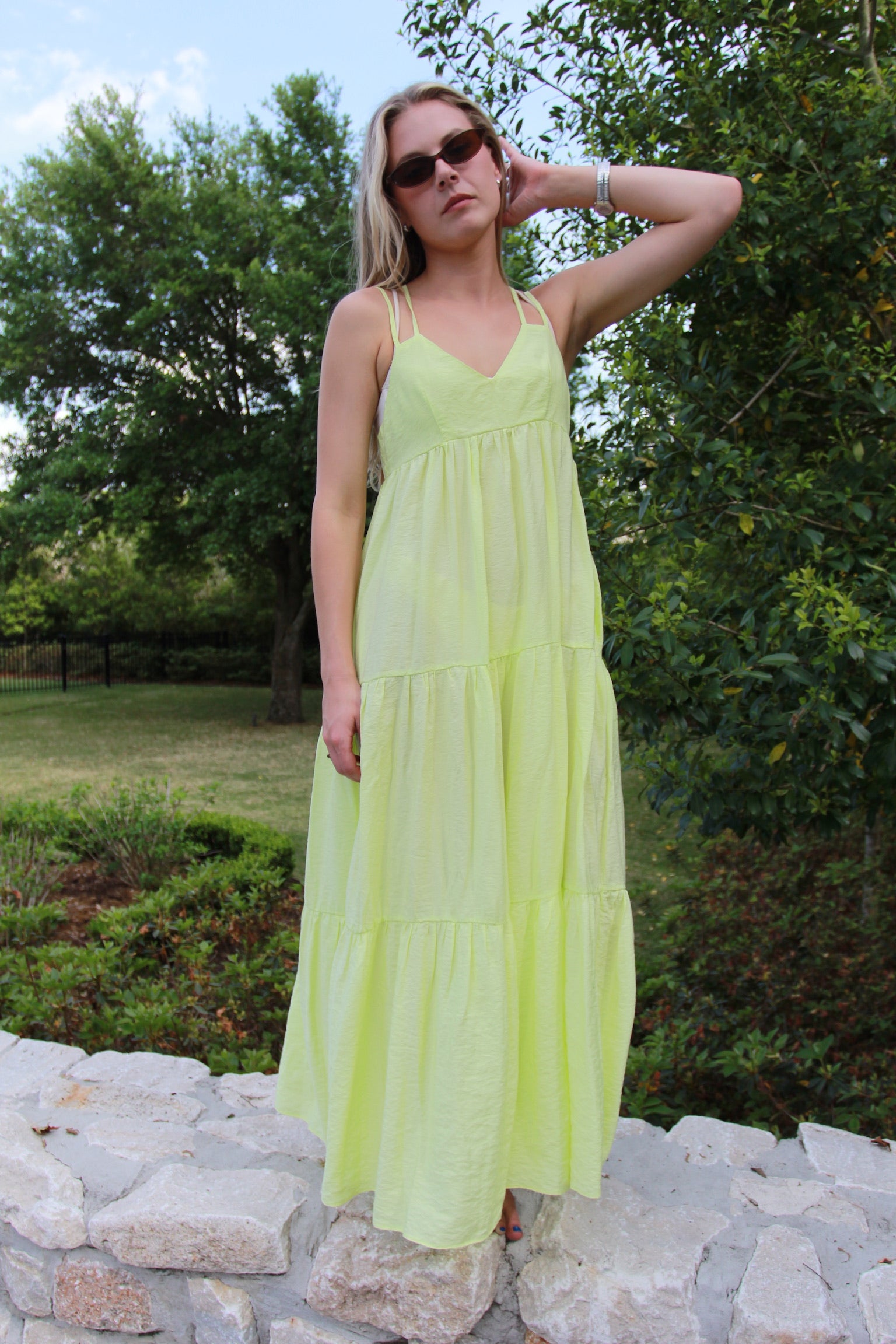 YFB Neon Maxi Cover Up