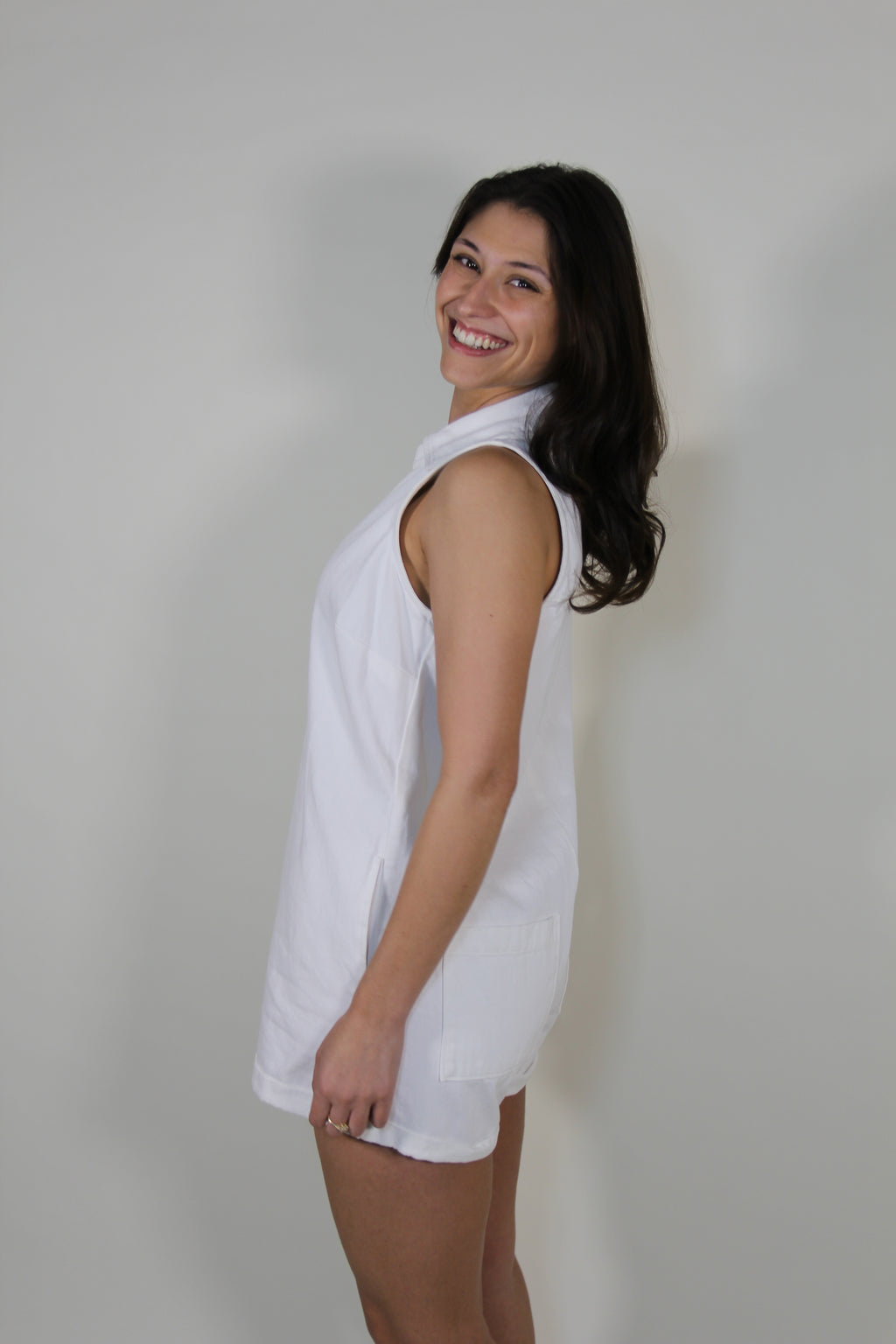 Show Me Your Mumu Reno Romper in Sea Salt