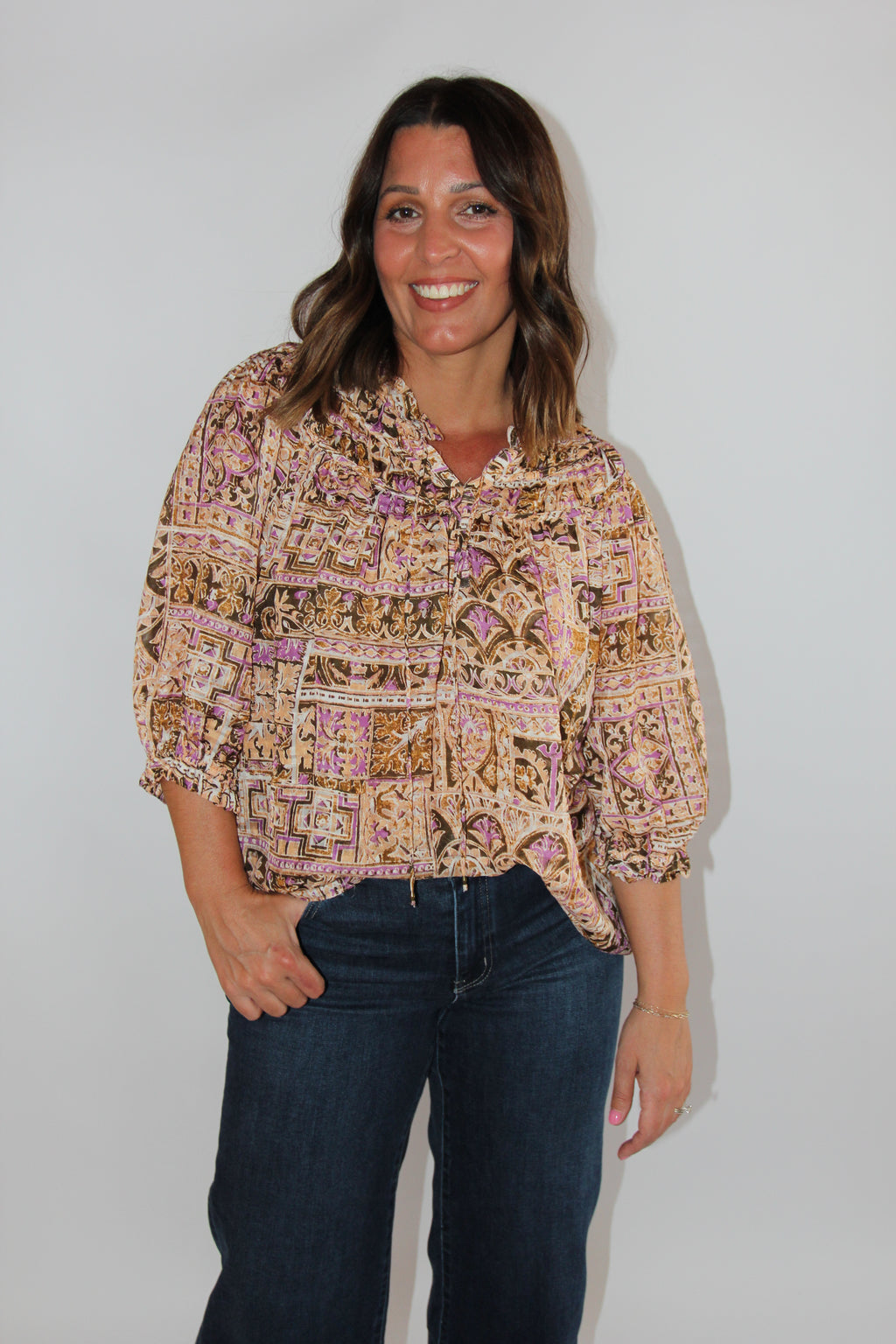 Marie Oliver Finley Top