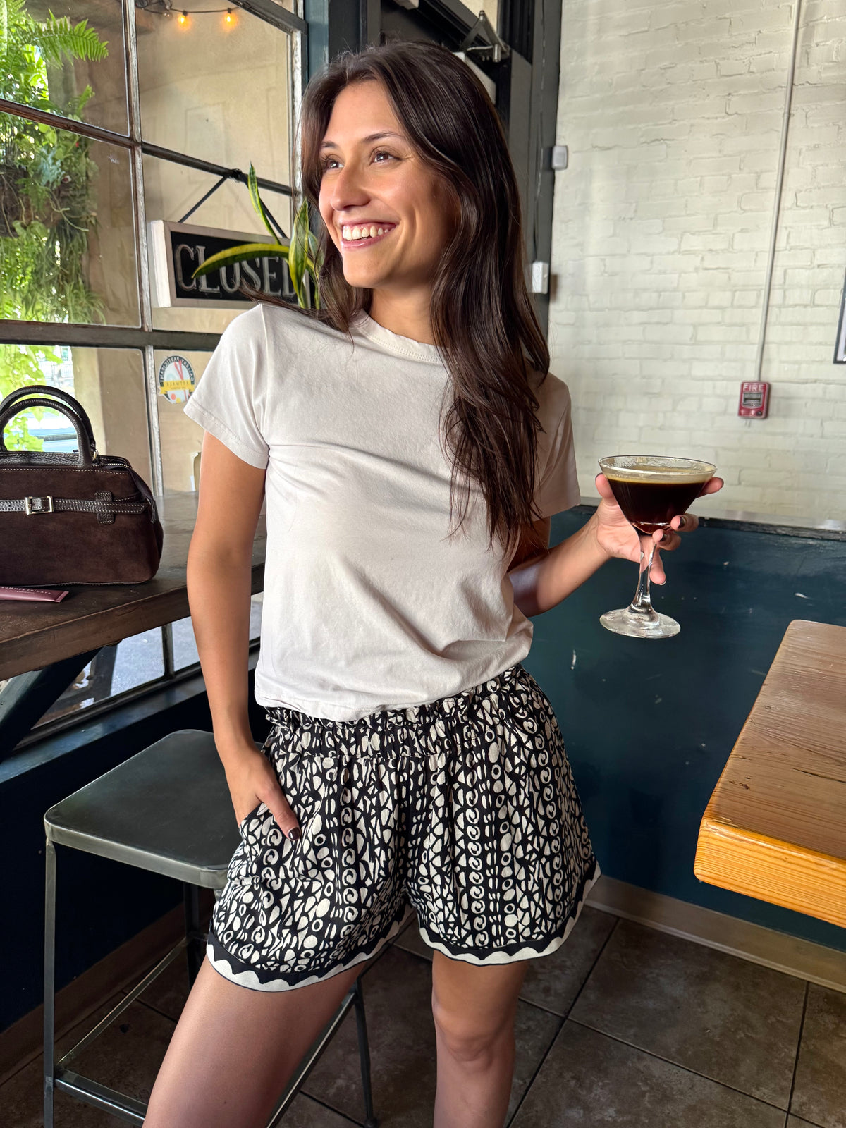 Geometric Cleobella Short