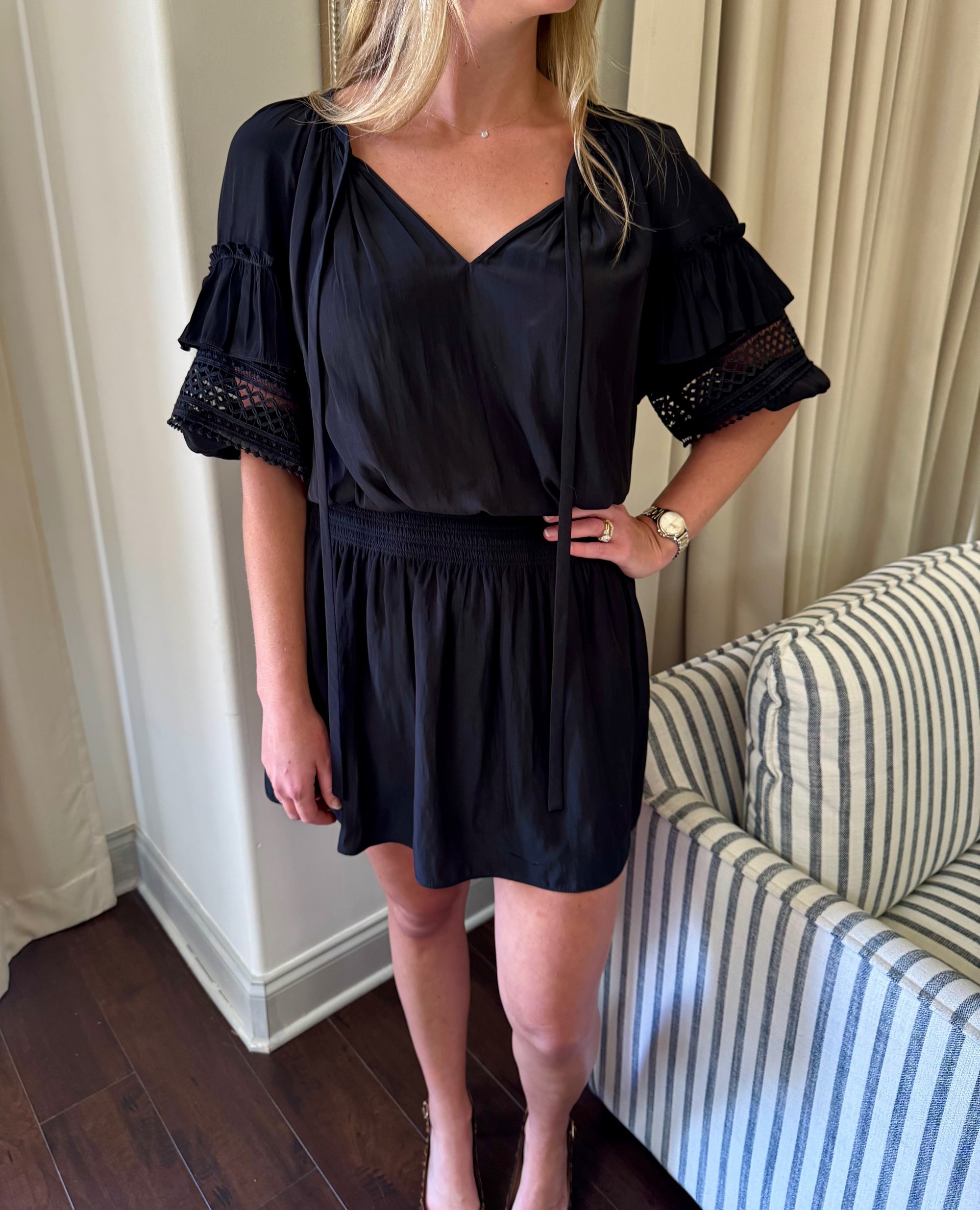 Black Mara Mini Dress