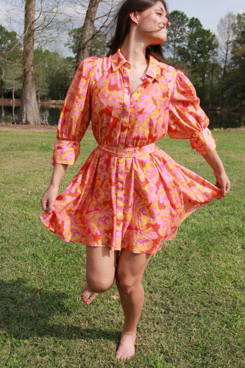 ACLER Merrylands Belted Mini Dress