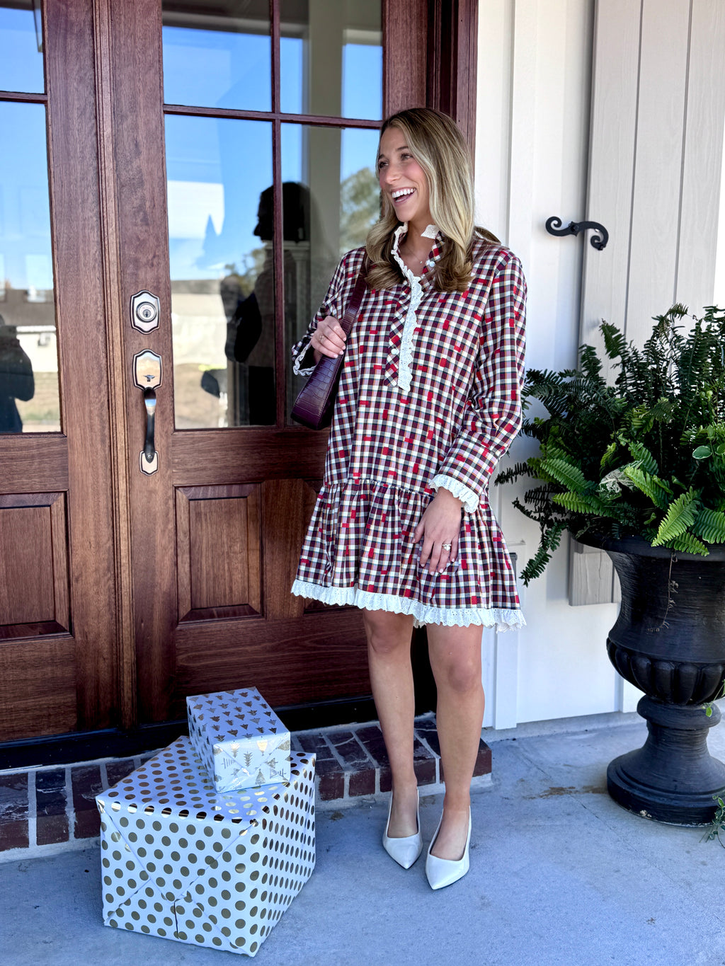 Hunter Bell Plaid Carter Dress