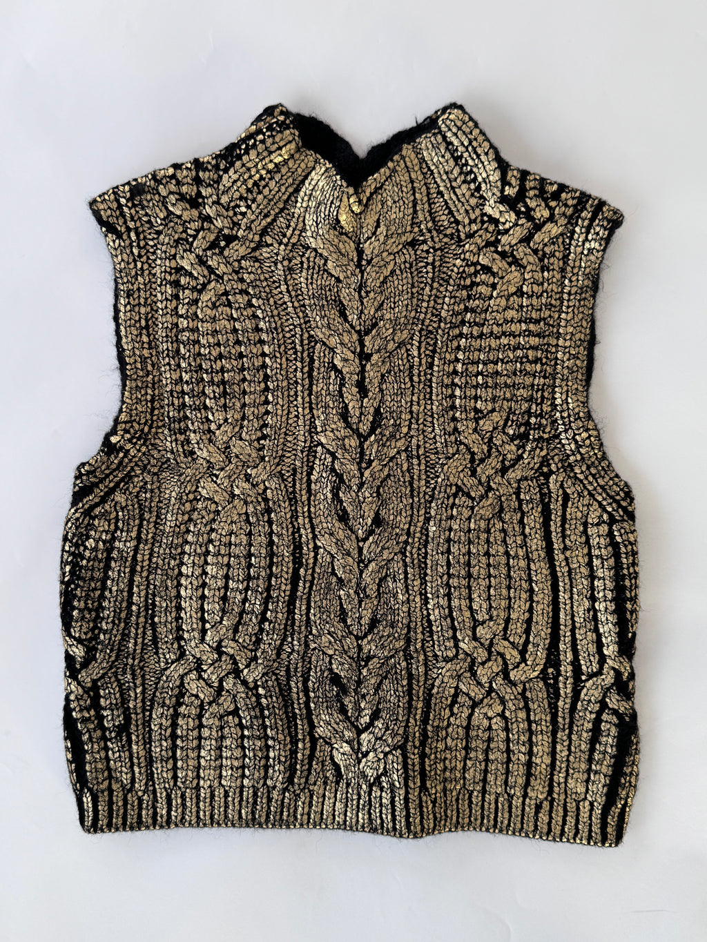 Stark X Gold Sleeveless Sweater