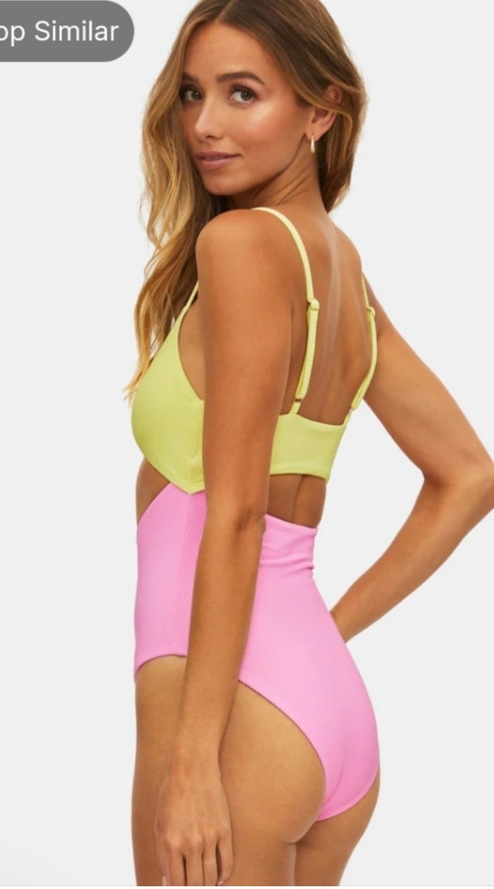 Beach Riot Color Block One Piece