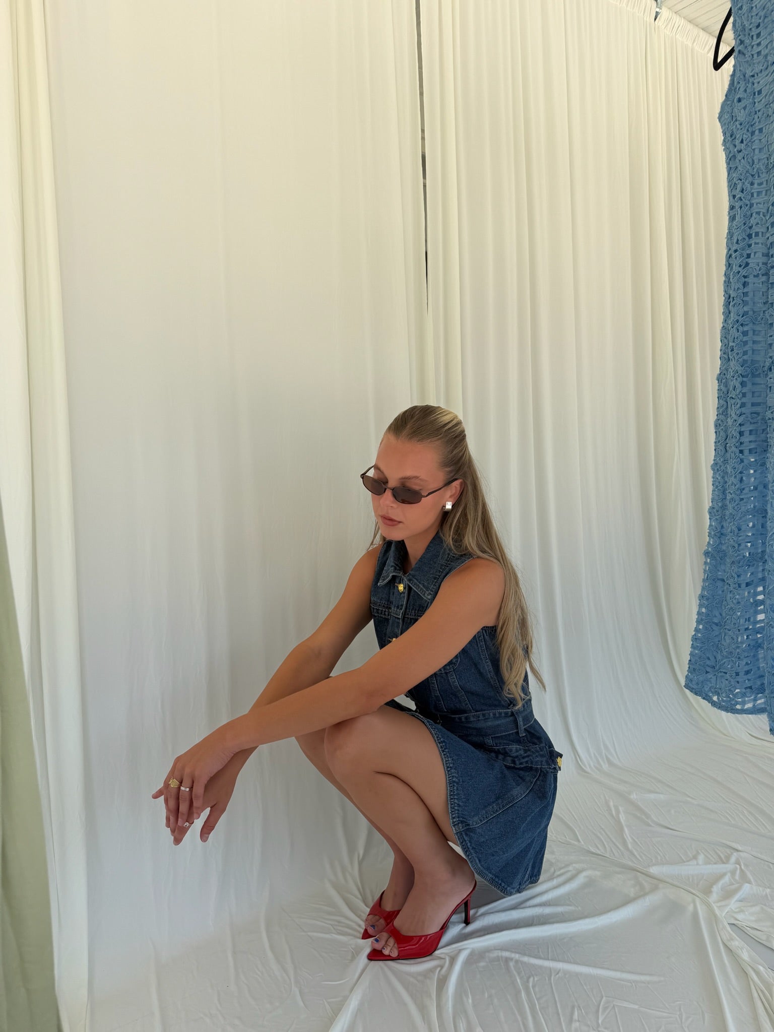 IWN DENIM MINI DRESS