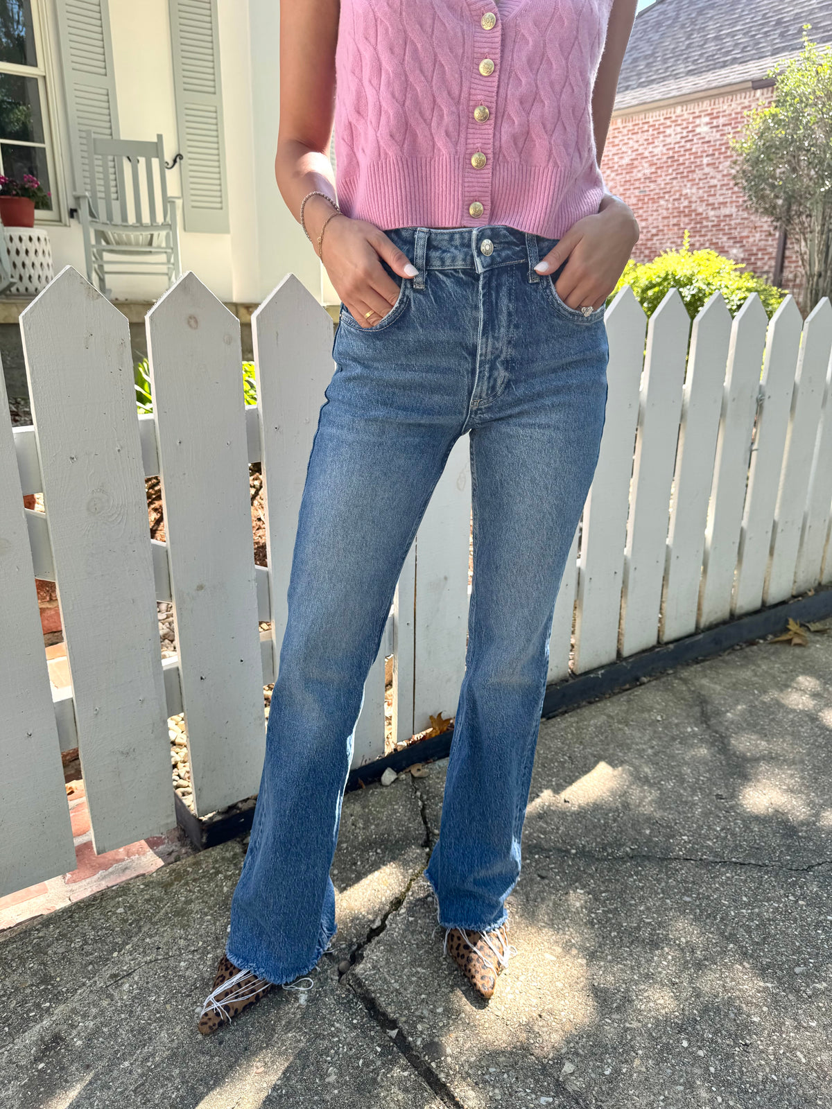 Rails High Rise Slim Flare