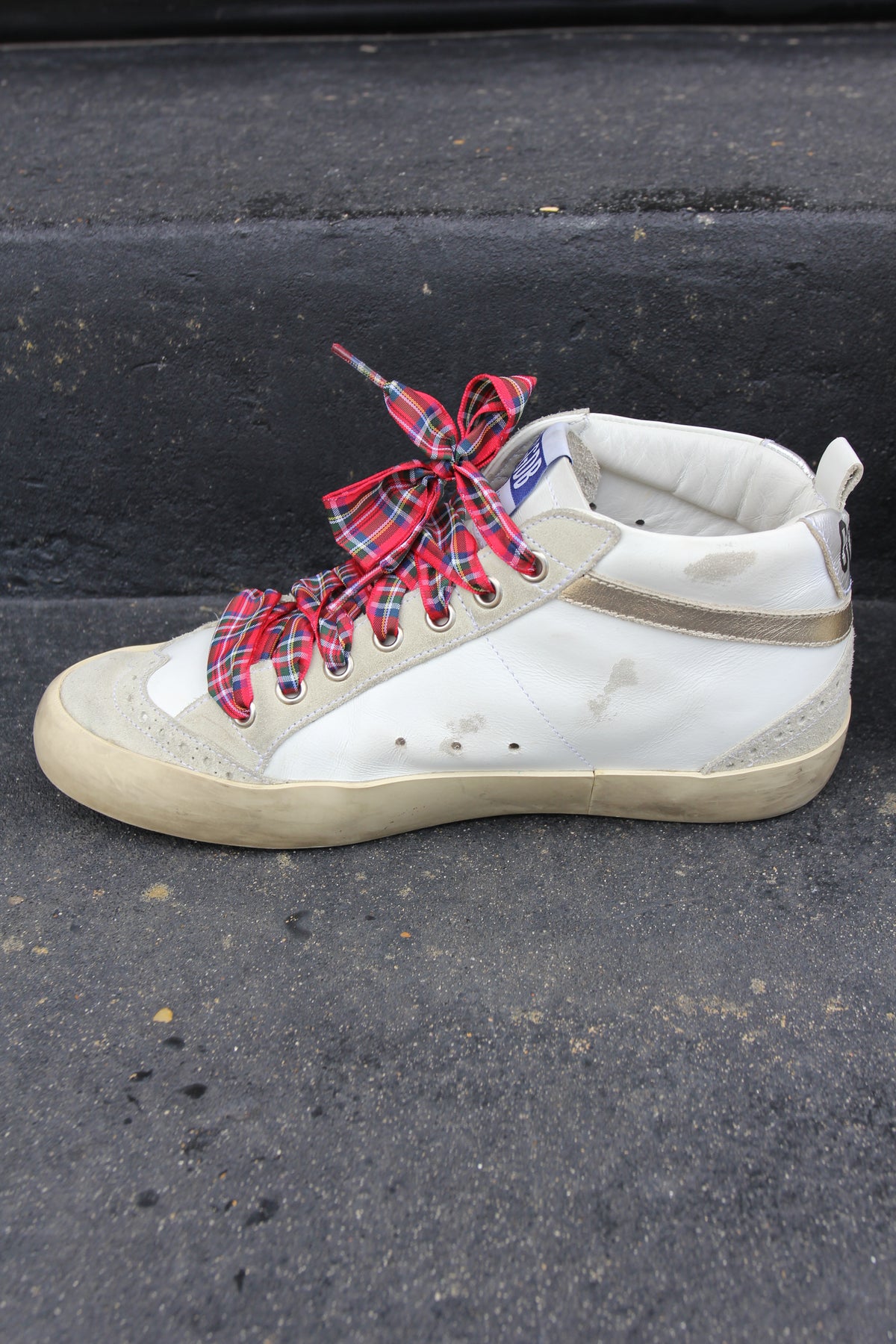 Golden Goose Mid Star “Follow Your Heart” Glitter Sneakers