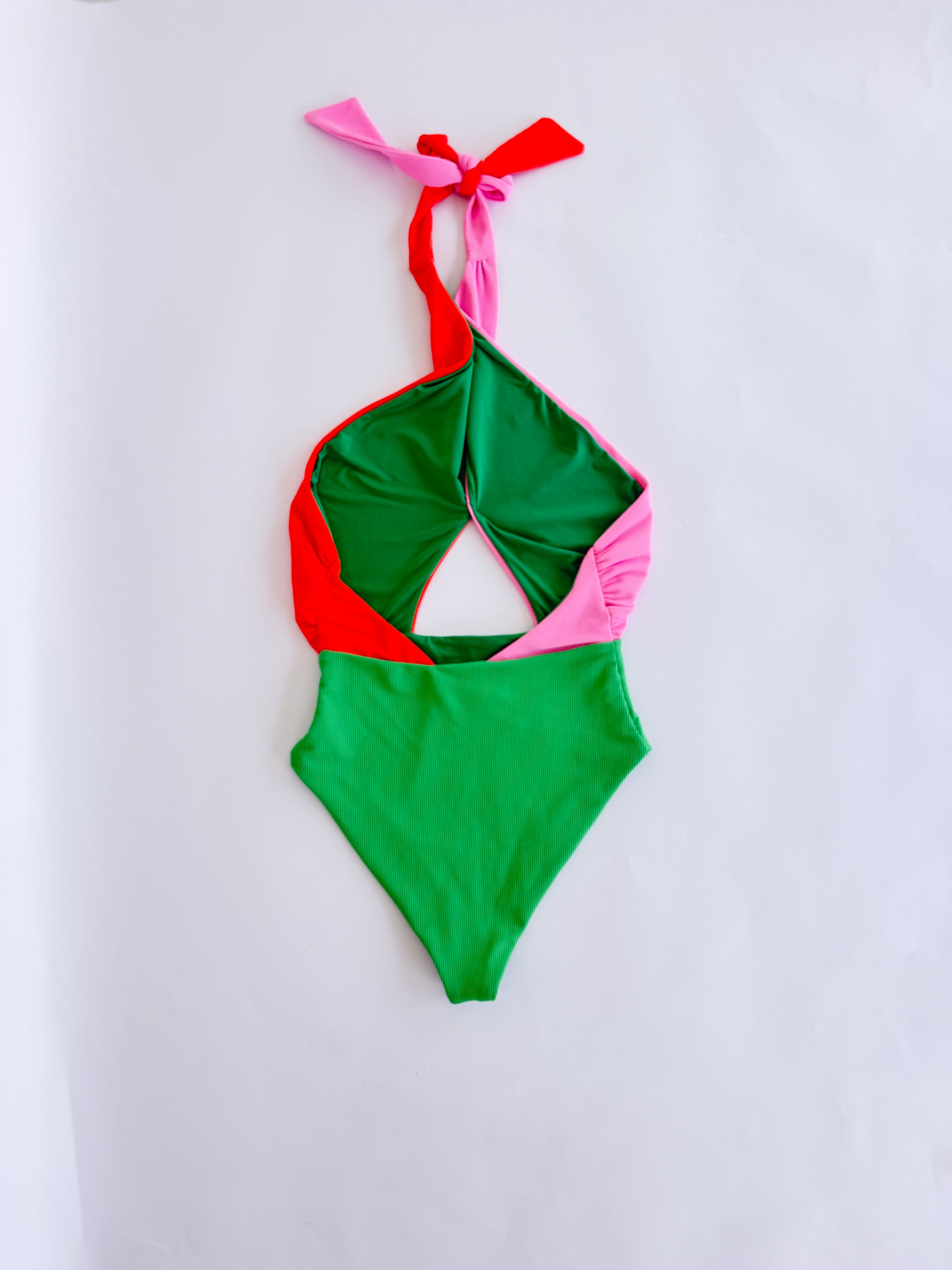 Beach Riot Jessica Color-block One Piece