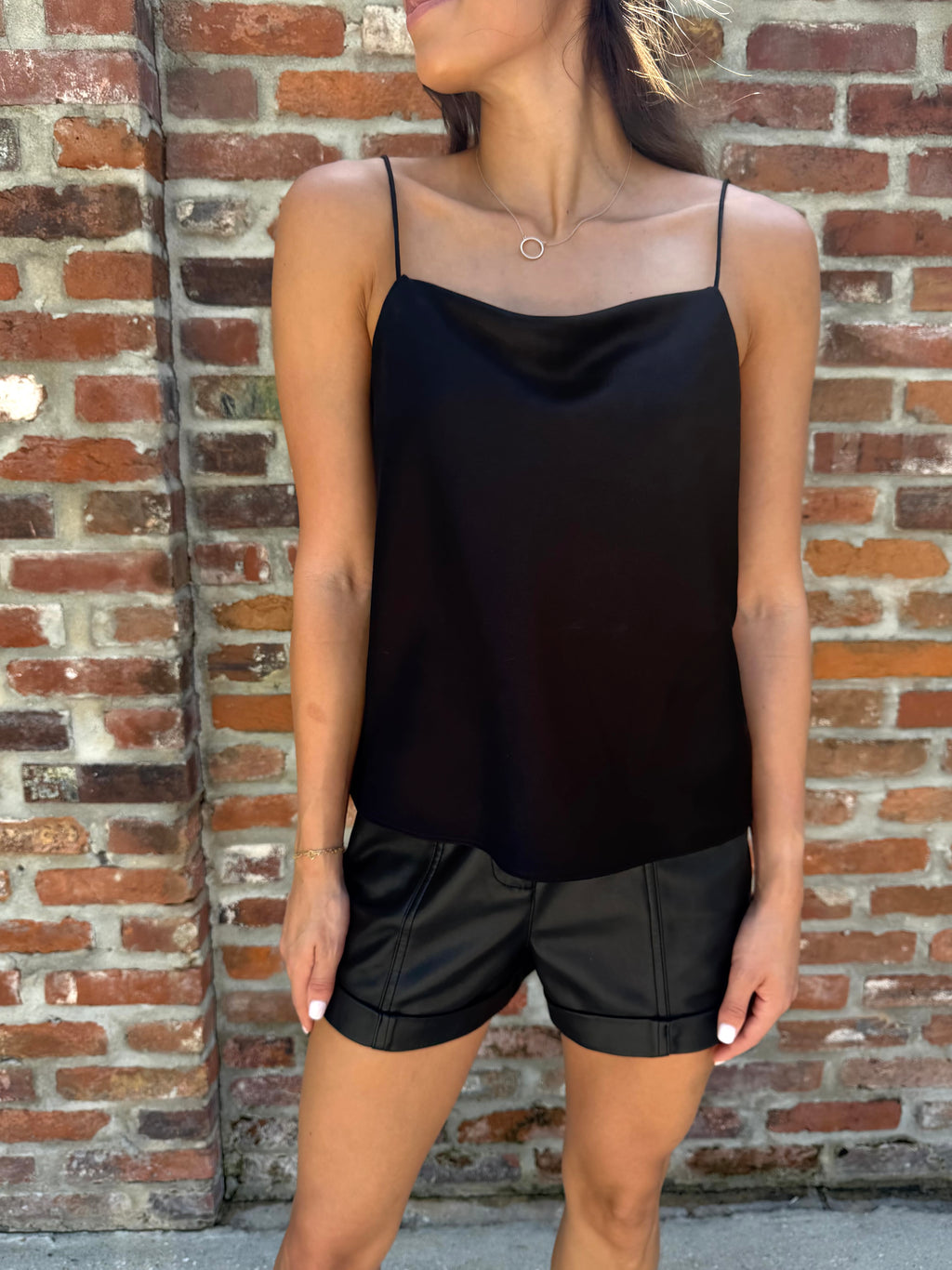Alice + Olivia Black Cami