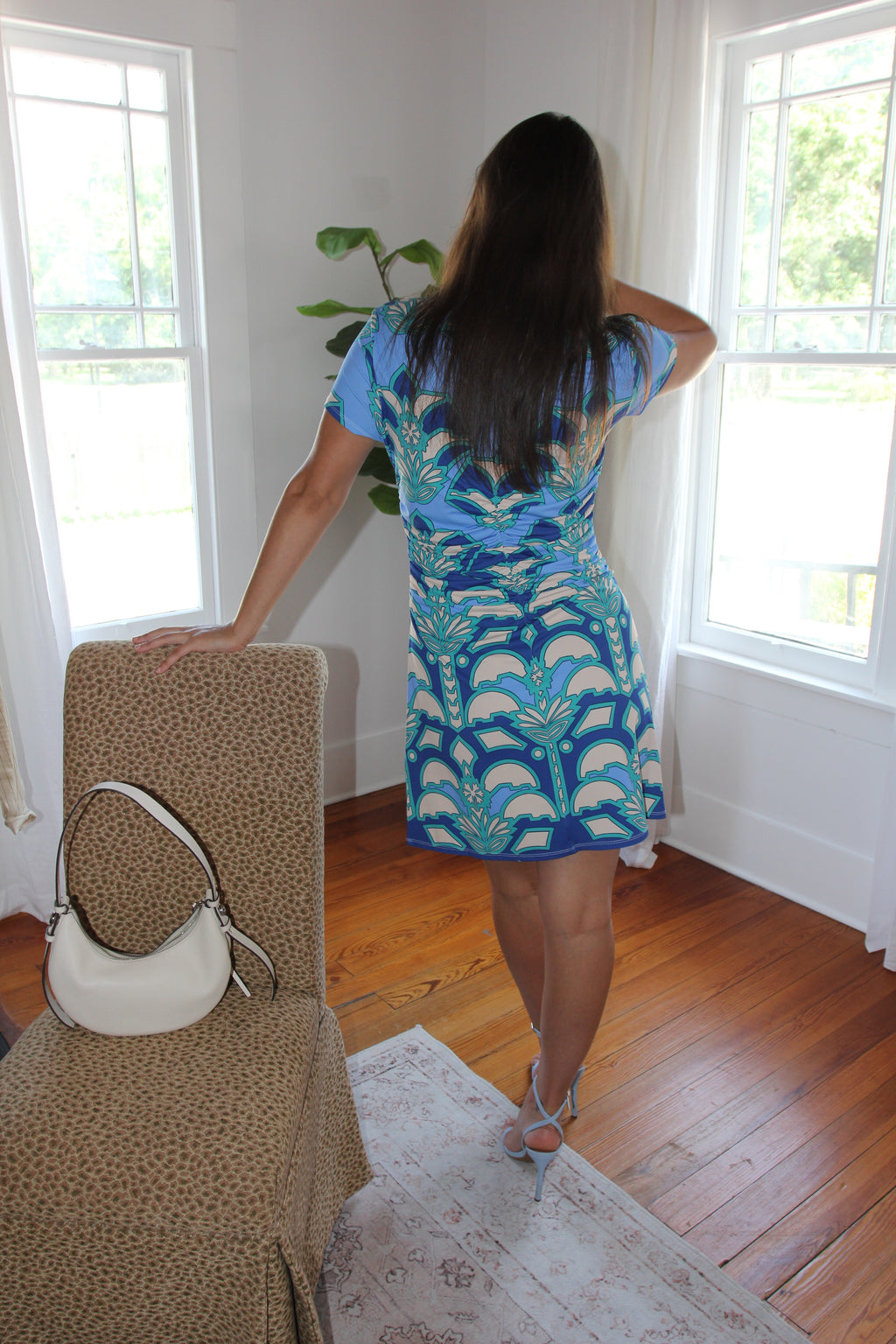 Alden Adair Dayna Dress in Desert Teal
