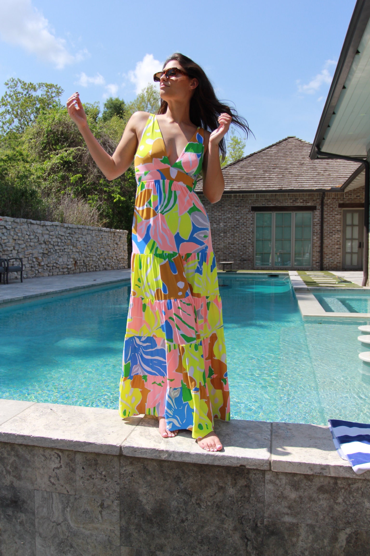 MAAJI Marea Maxi Dress in Multicolor