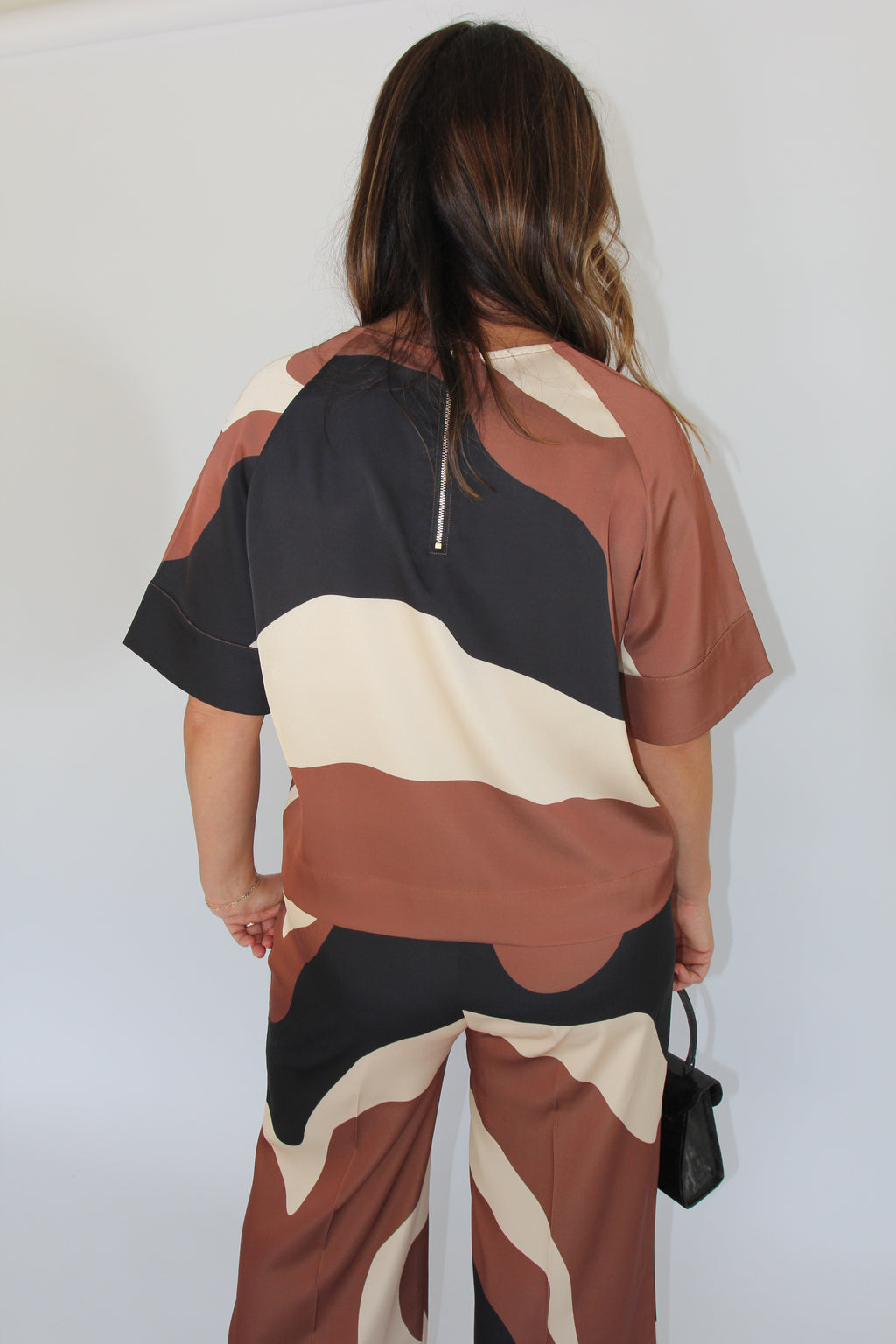 Crosby Brown Top