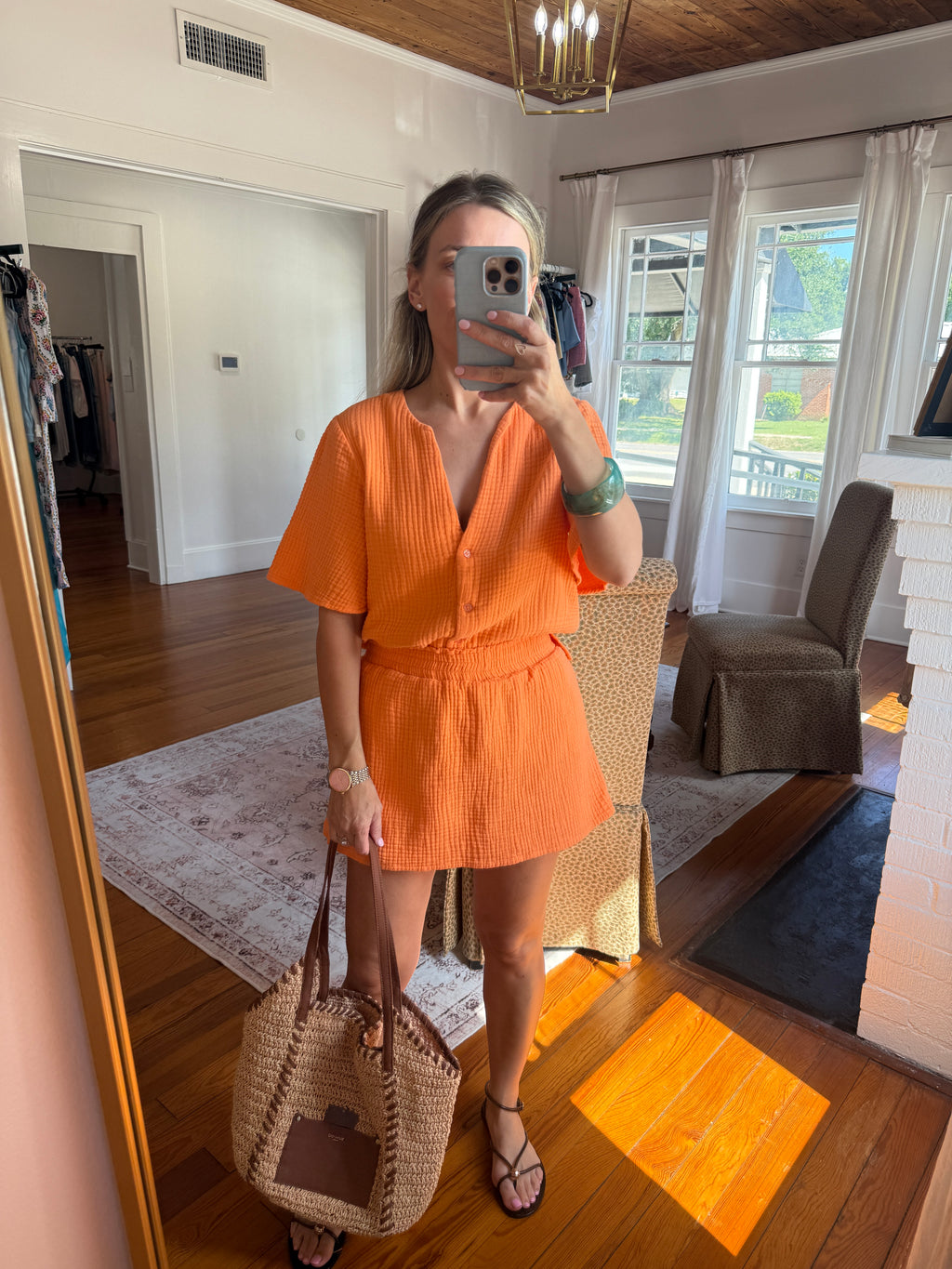 Orange Sedge Top