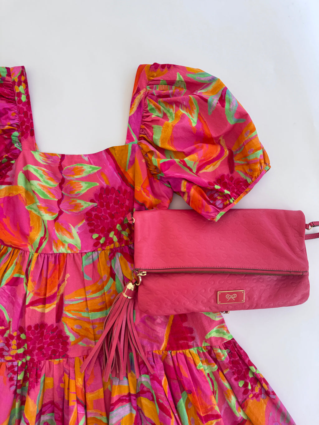 Farm Rio Puff Sleeve Dress