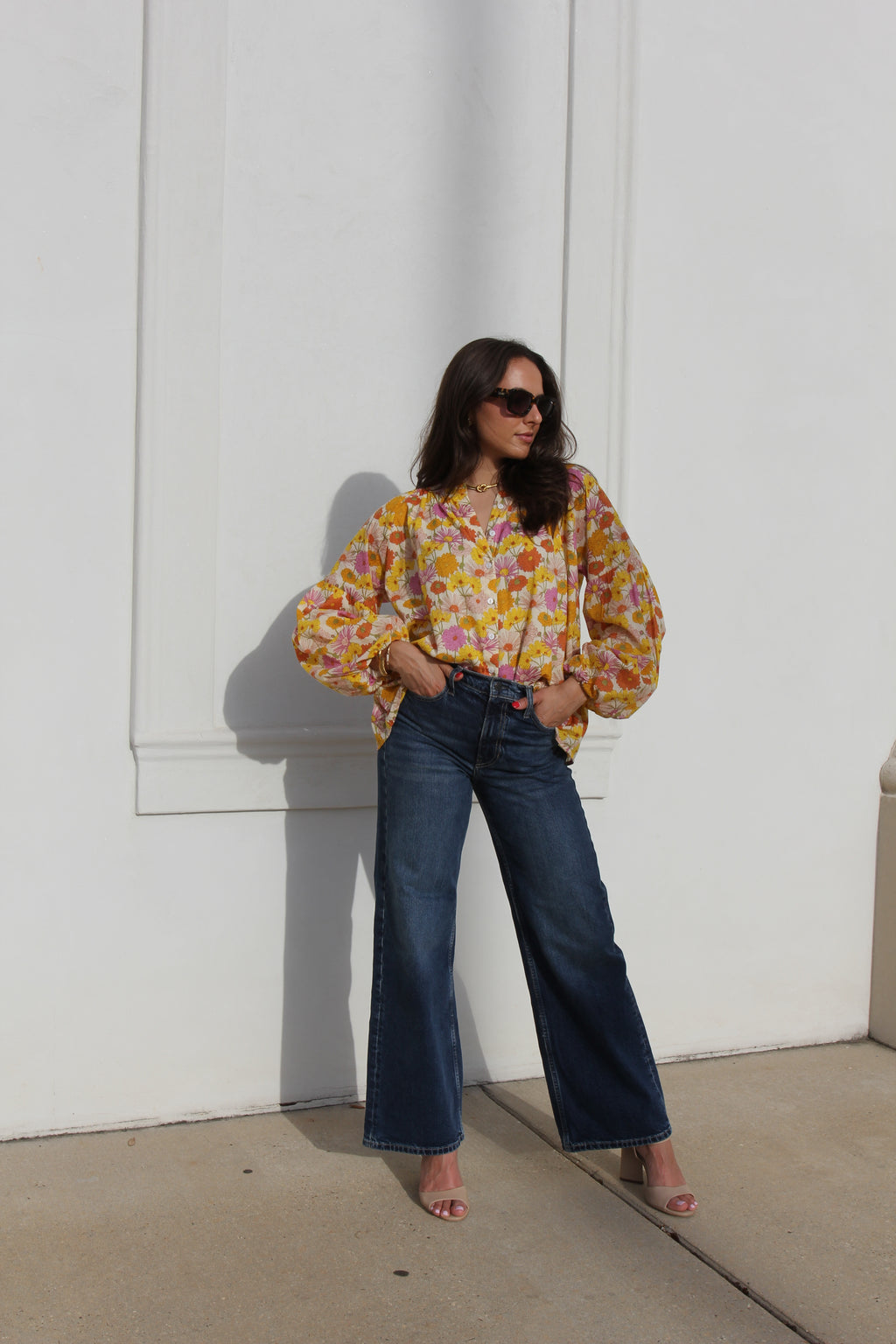 Olivia James Flower Top