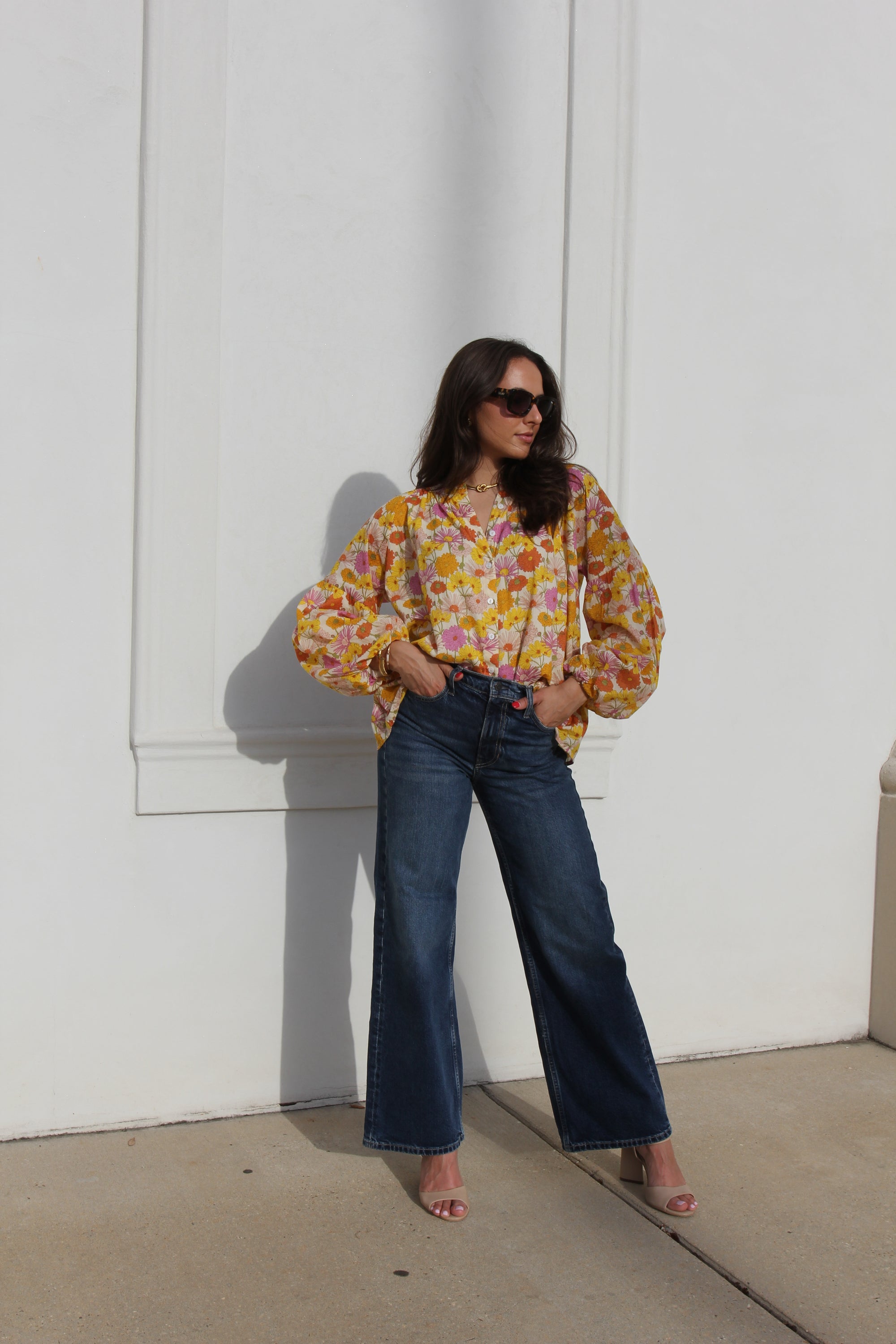Olivia James Flower Top