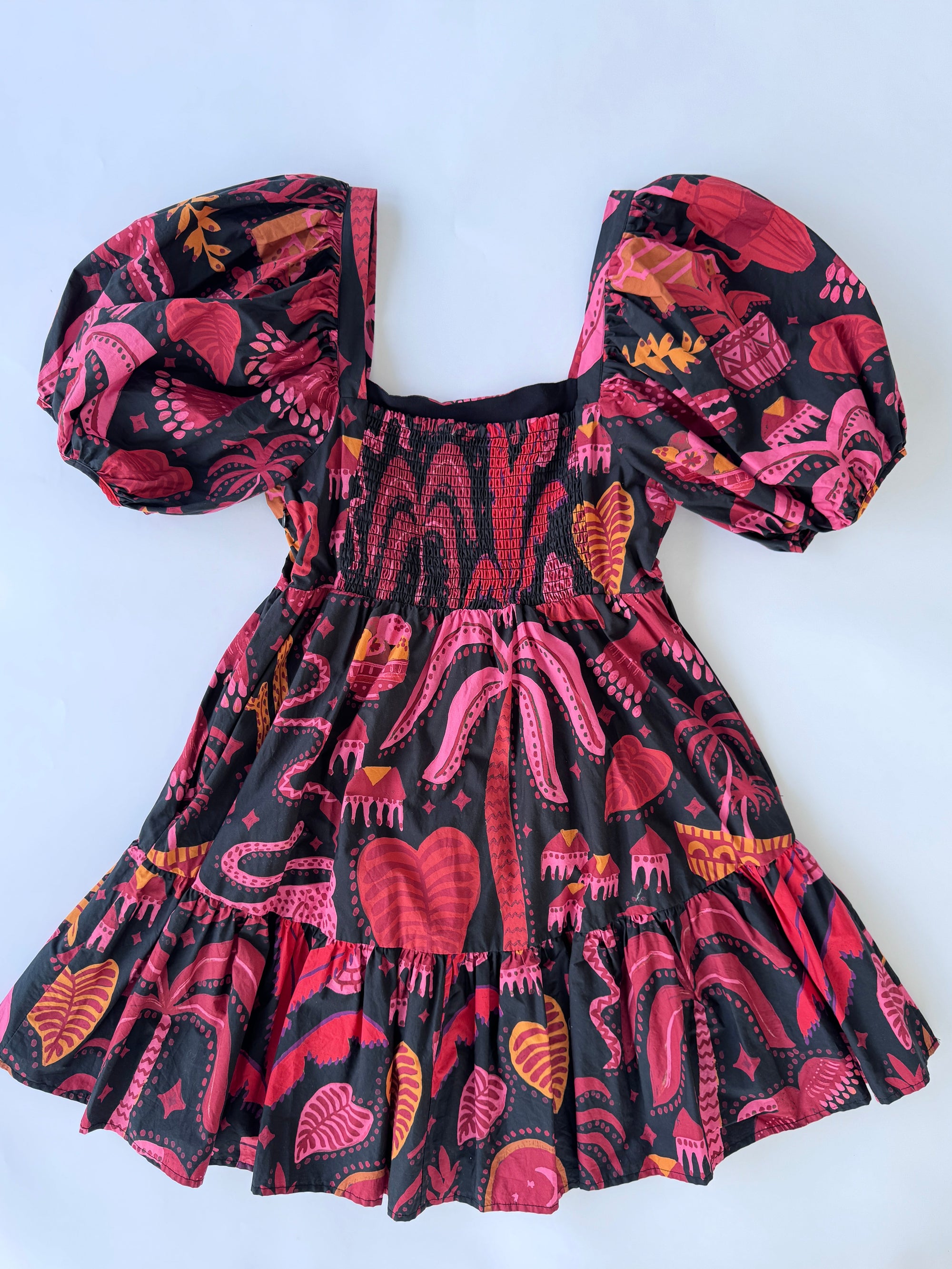 Farm Rio Tropical Magic Mini Dress