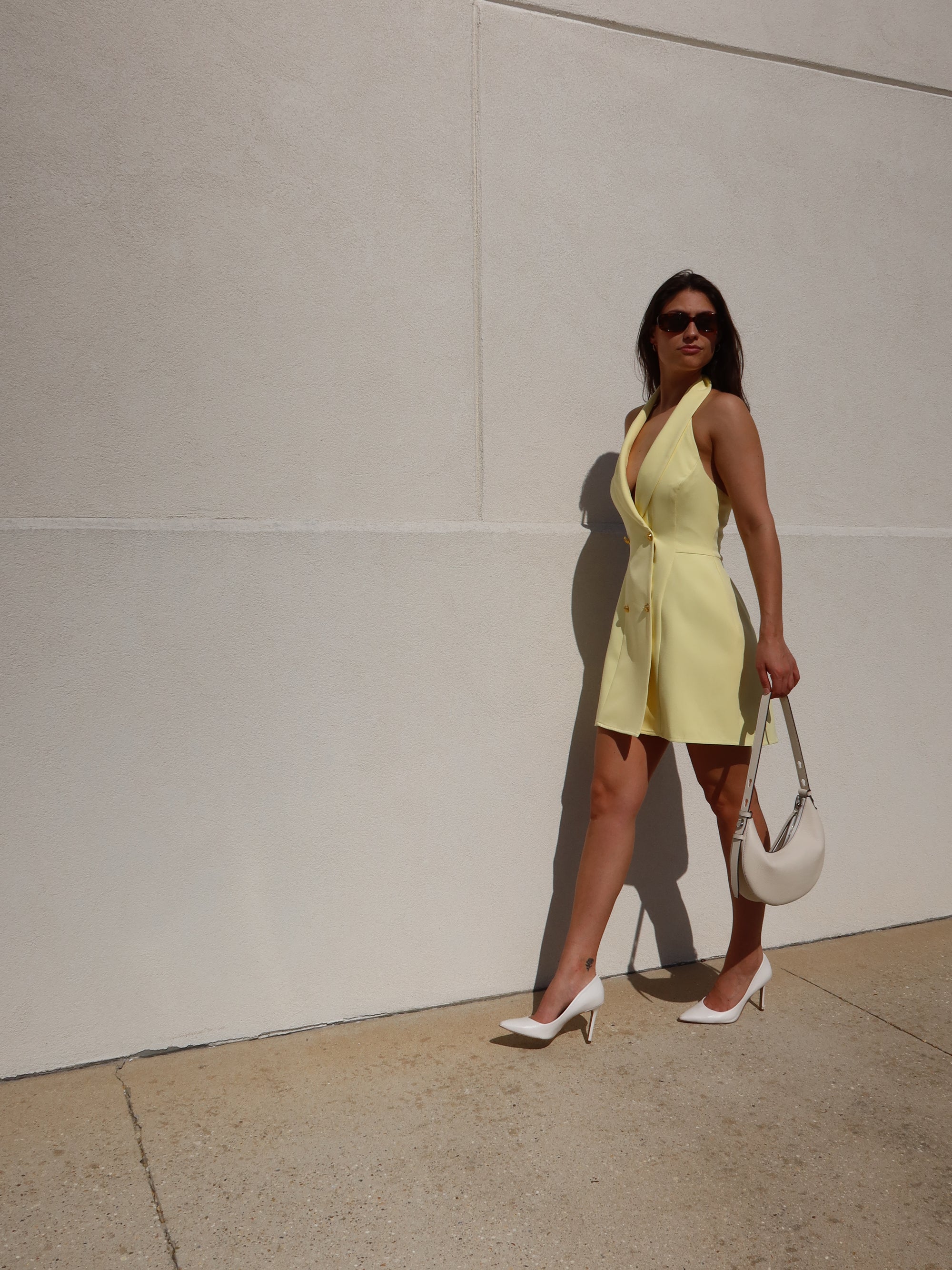 Butter Me Up Halter Dress
