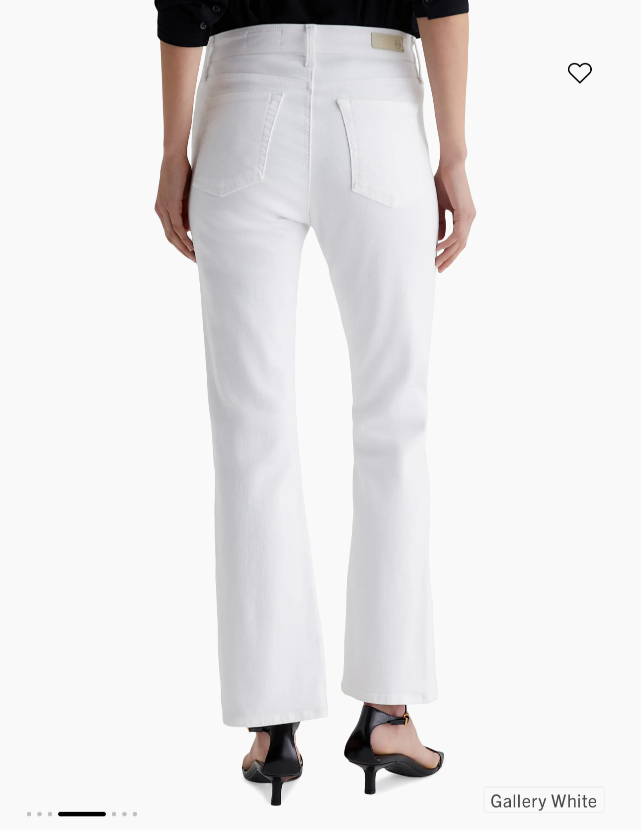 NWT Farrah Boot Crop in Gallery White