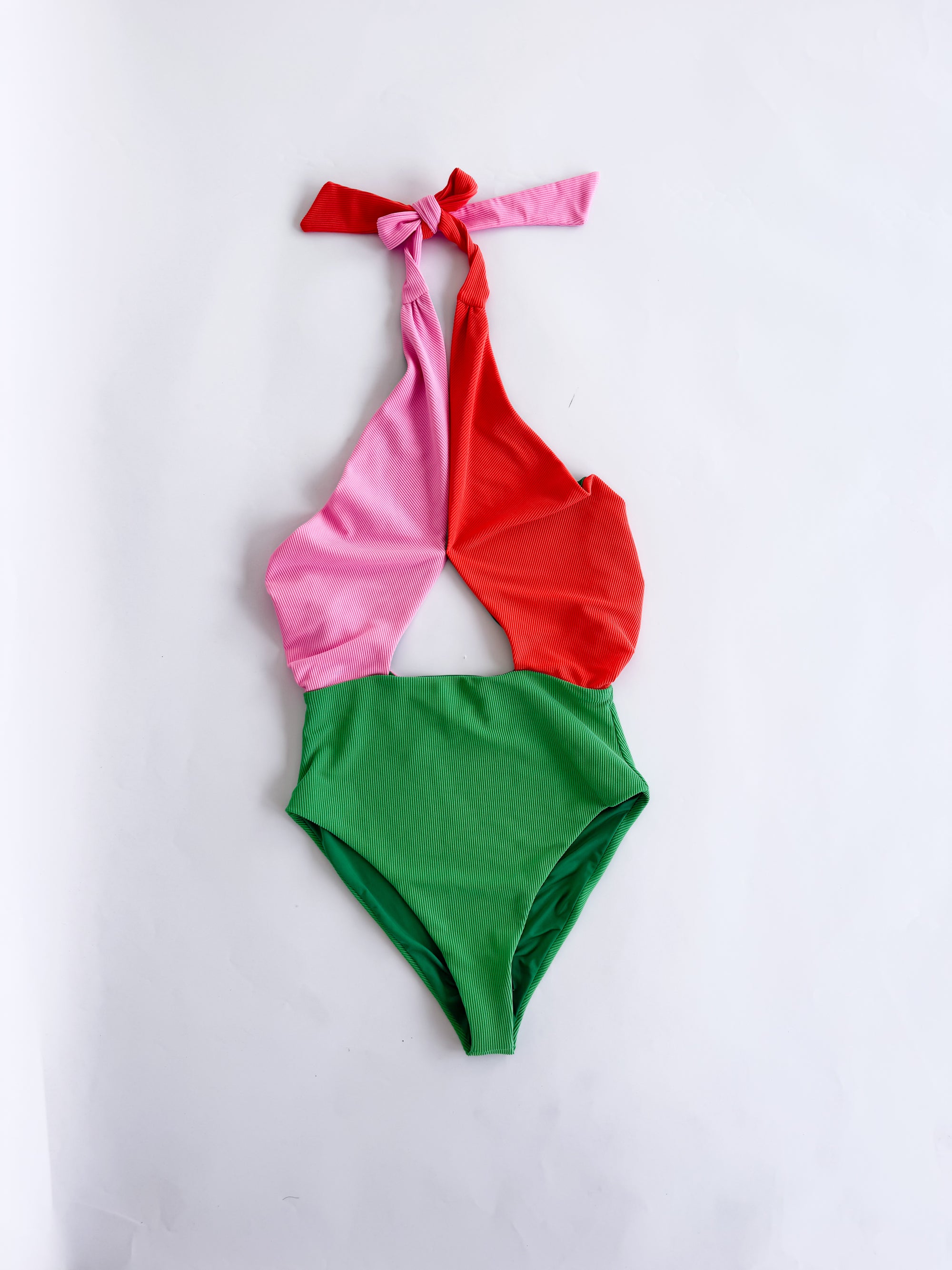 Beach Riot Jessica Color-block One Piece