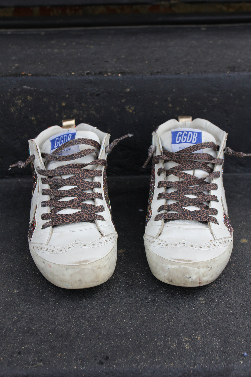 Golden Goose Mid Star Sequin Sneaker